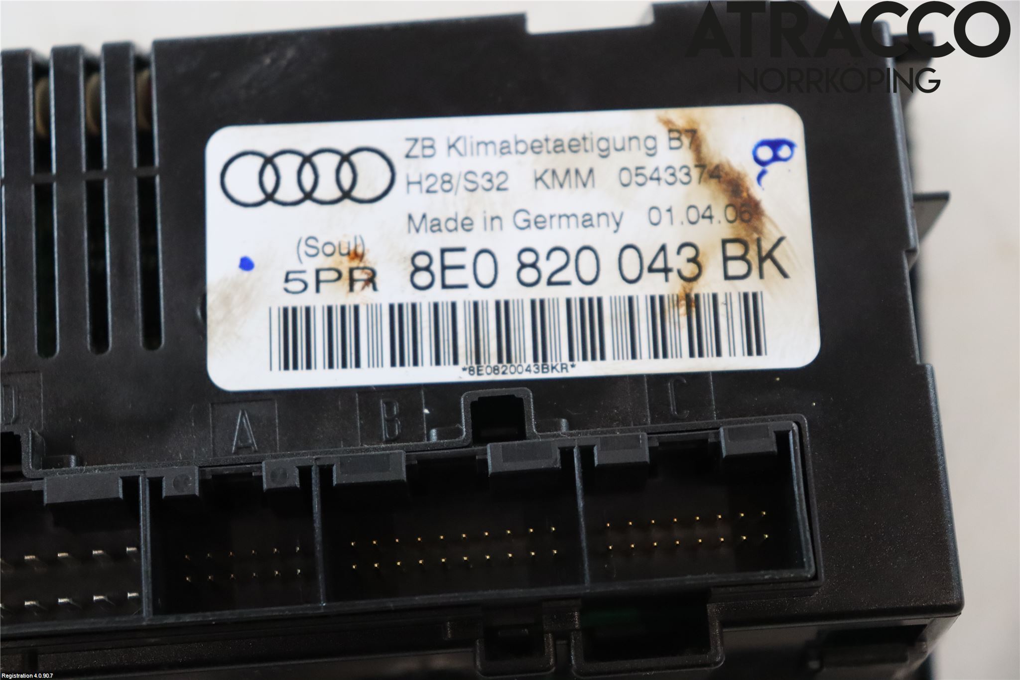 Audi A4/S4 05-07 Varmeapparat Panel(Regulering)