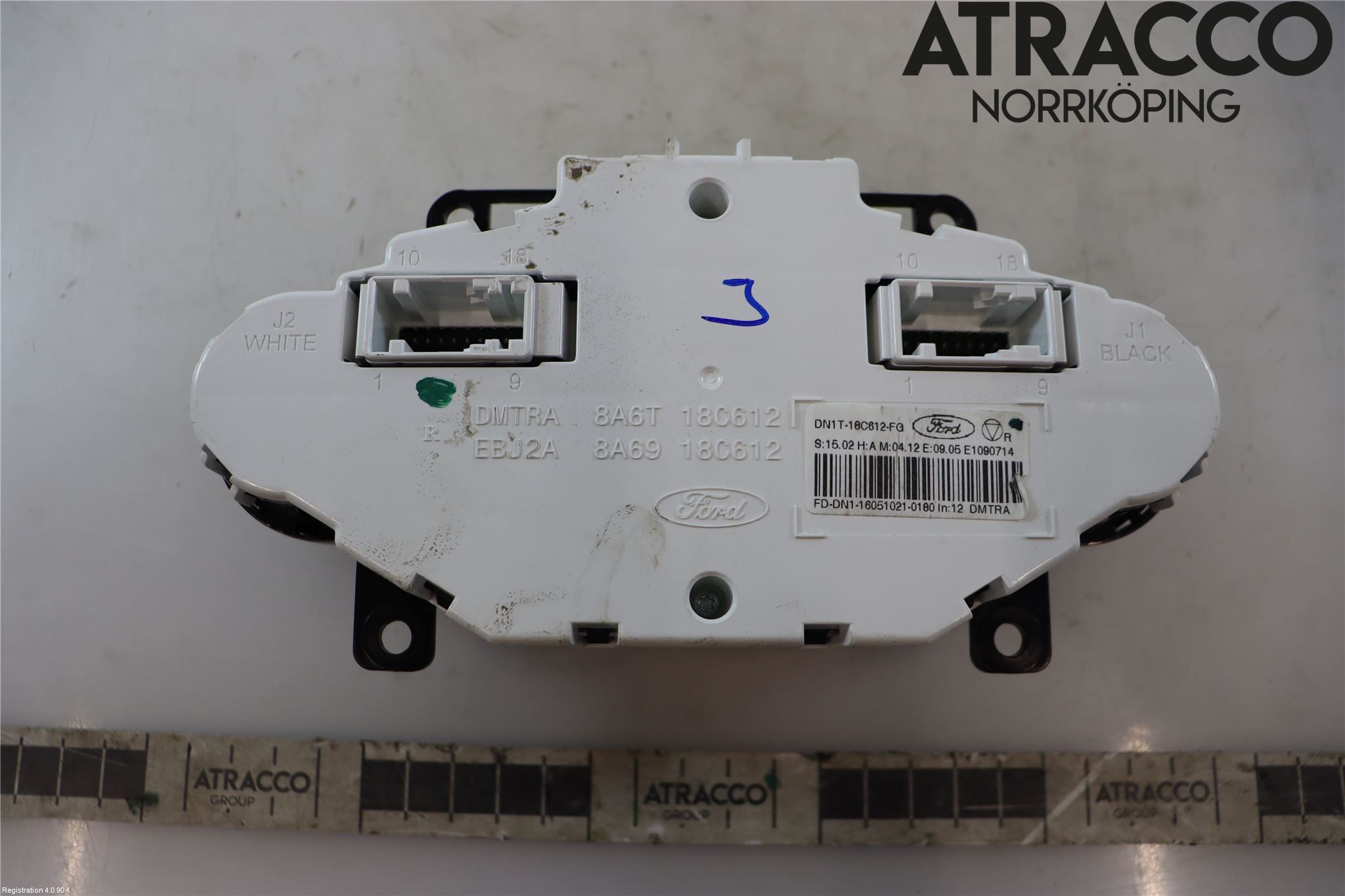 Ford ECOSPORT 17- Varmeapparat Panel(Regulering)