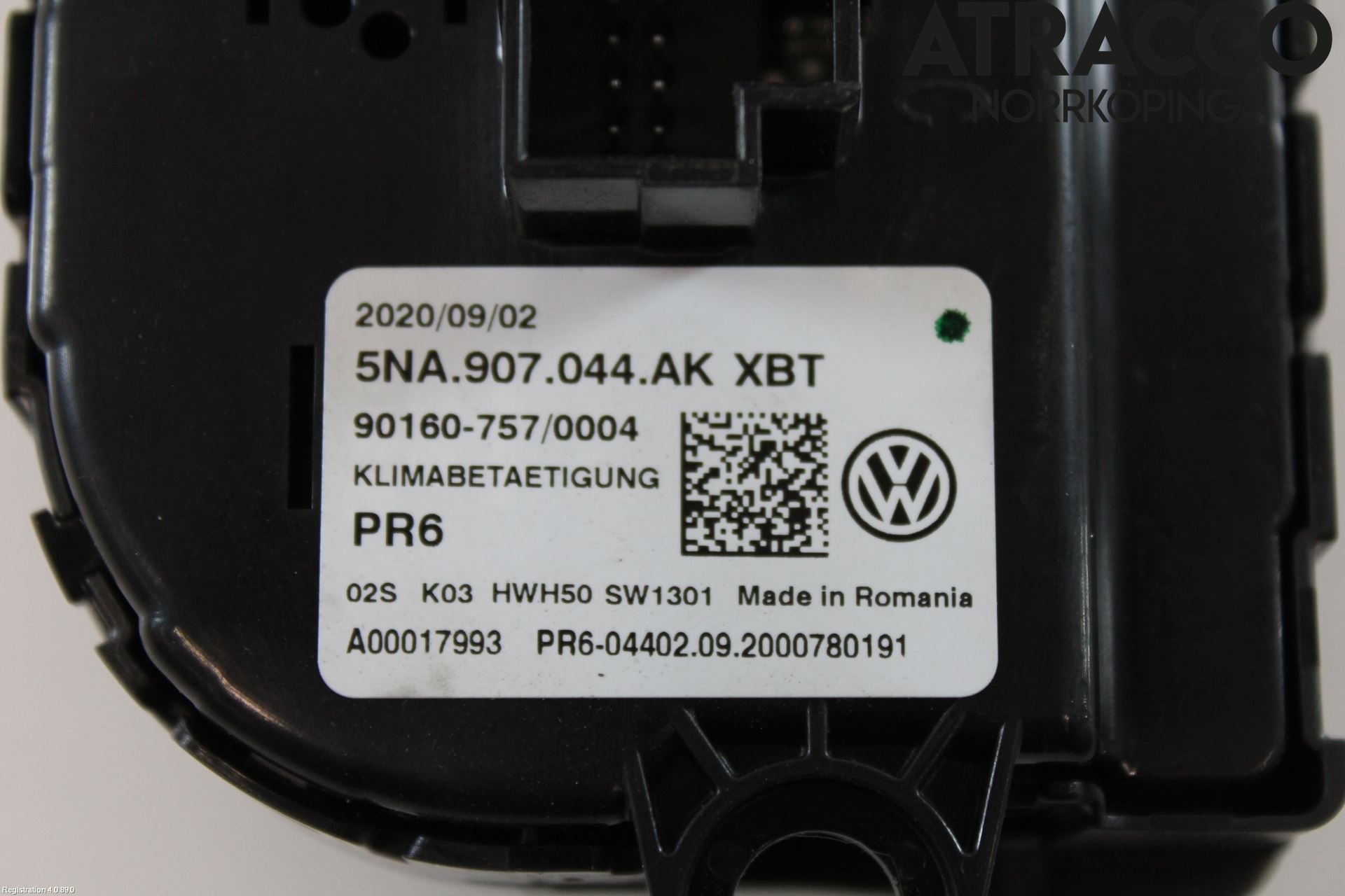 Volkswagen VW TIGUAN 16-24 Varmeapparat Panel(Regulering)