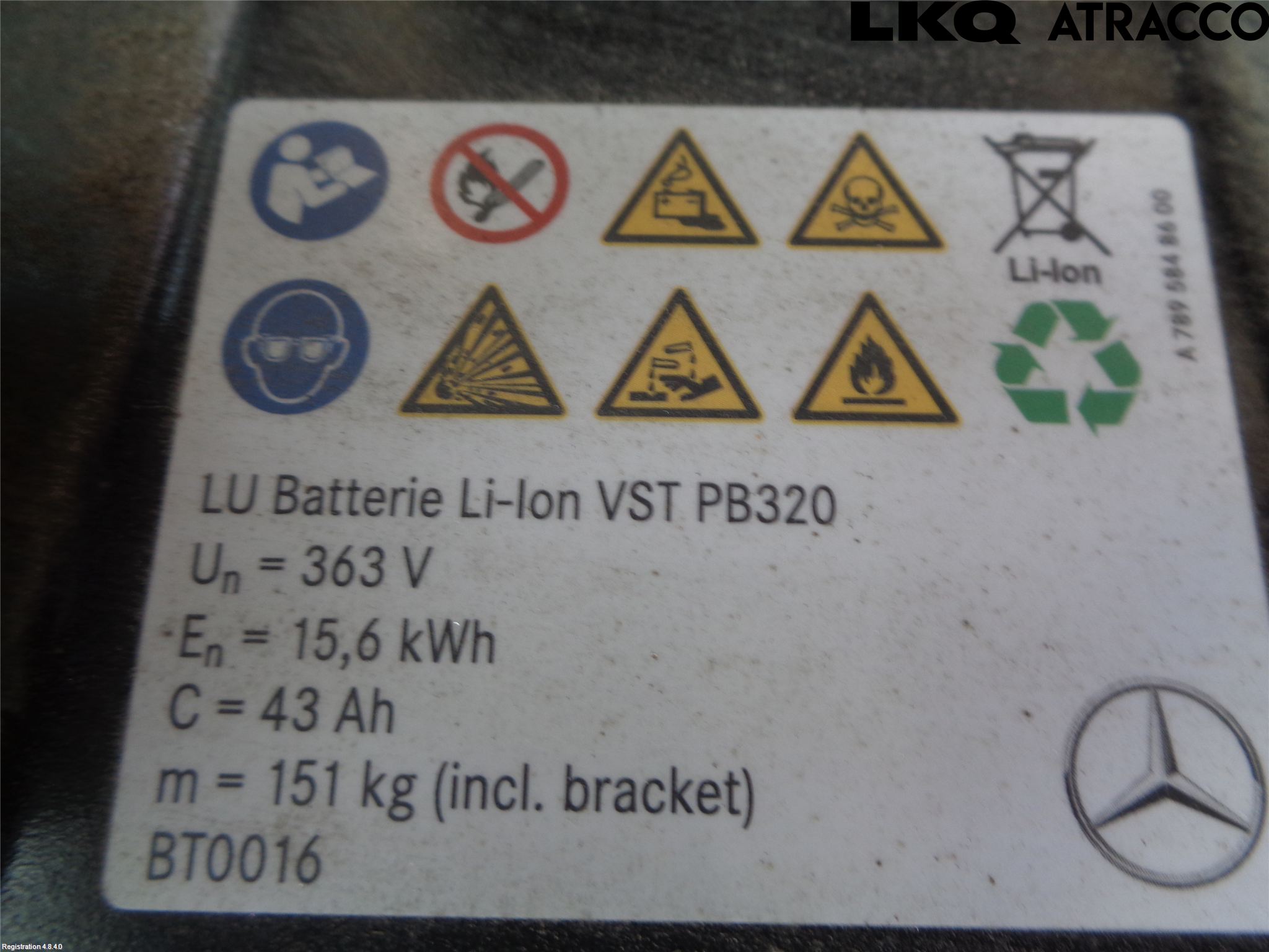 Mercedes-Benz MB CLA-KLASS (C118/X118) 19- Hybrid Batteri