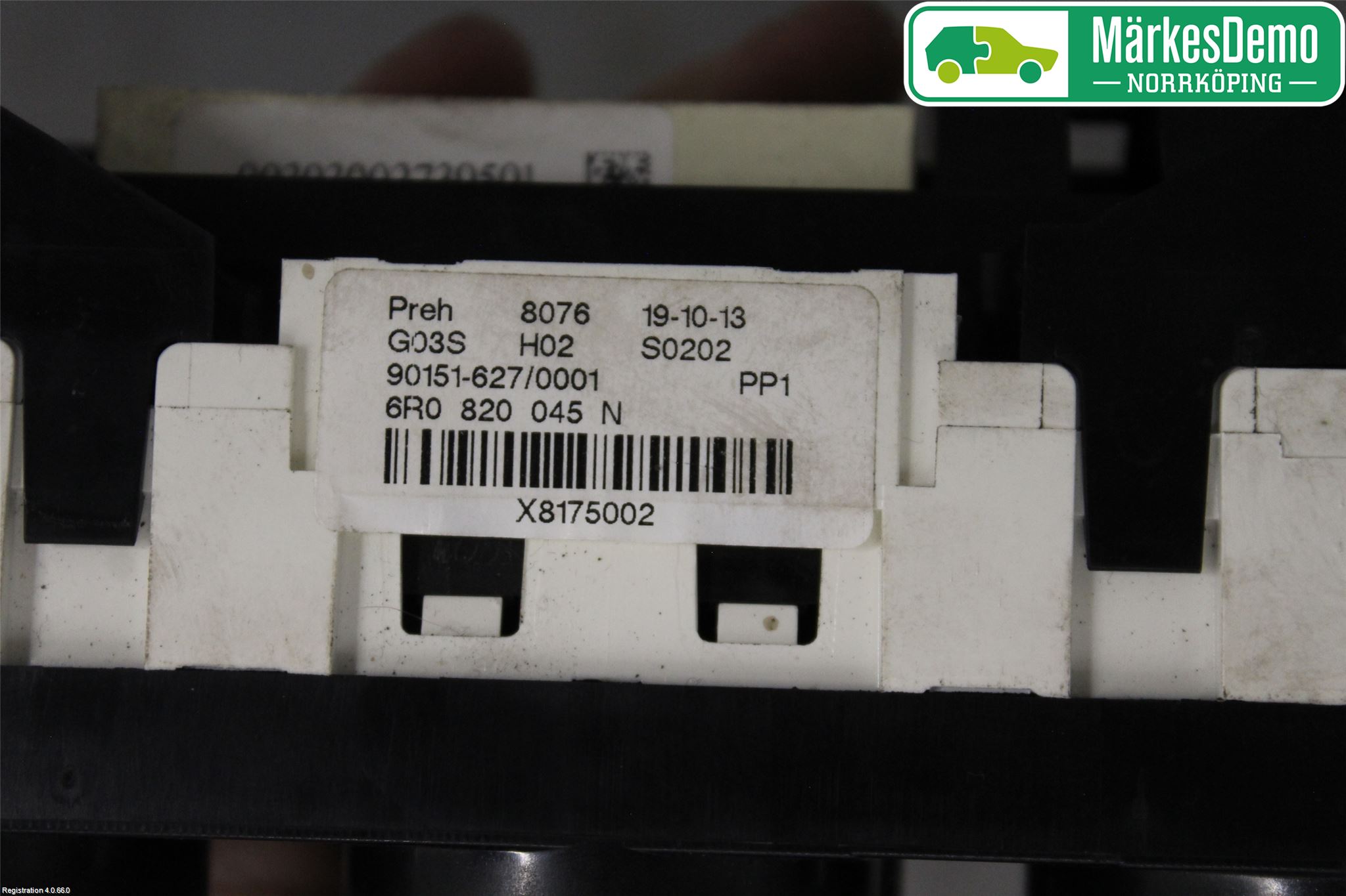 Volkswagen VW POLO 10-17 Varmeapparat Panel(Regulering)