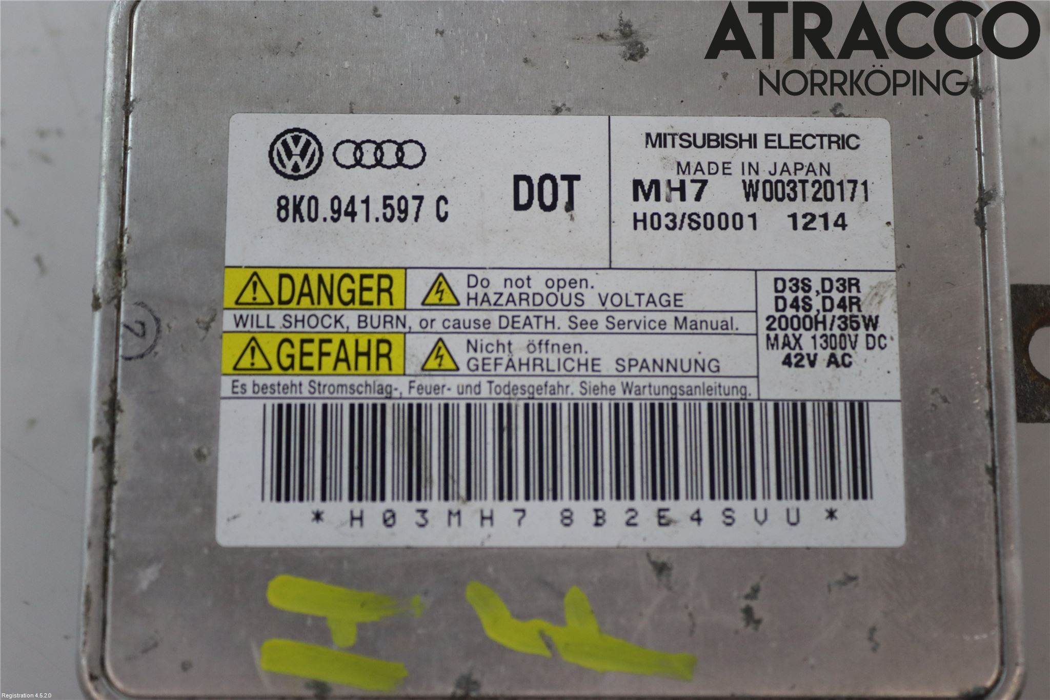 Audi A4/S4 08-11 Styreenhet Xenon