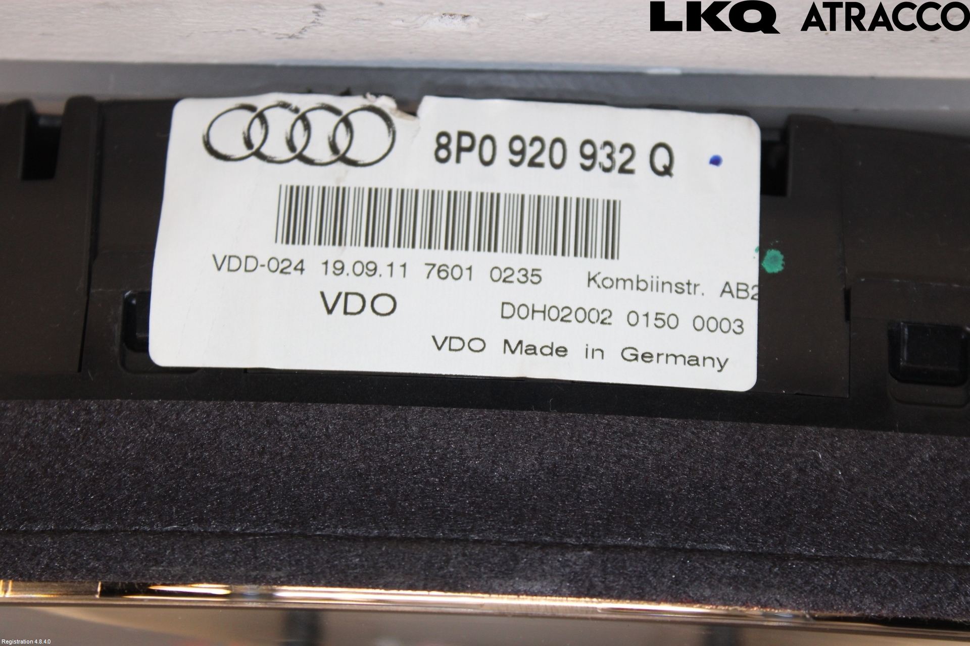 Audi A3/S3 05-13 Instr Kombinert