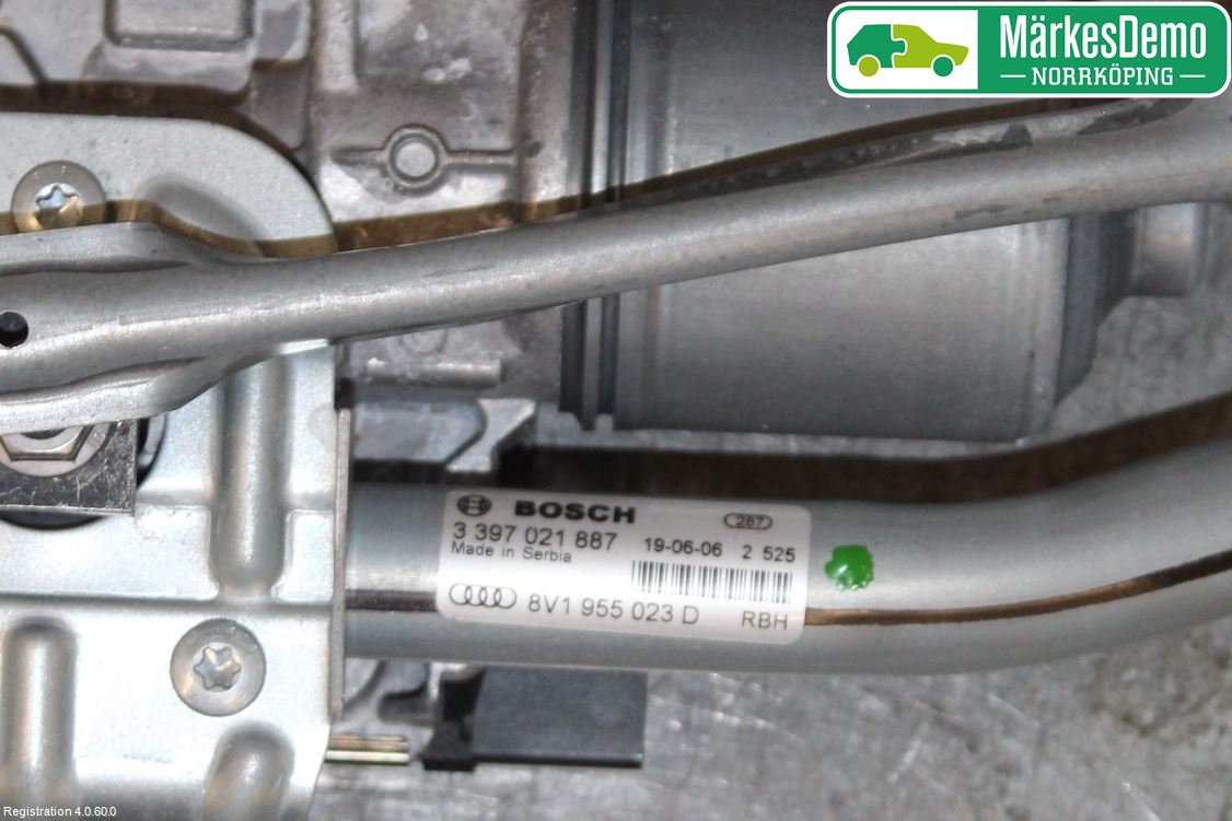 Audi A3/S3 8V 13-20 Viskeroverføring Frontrute