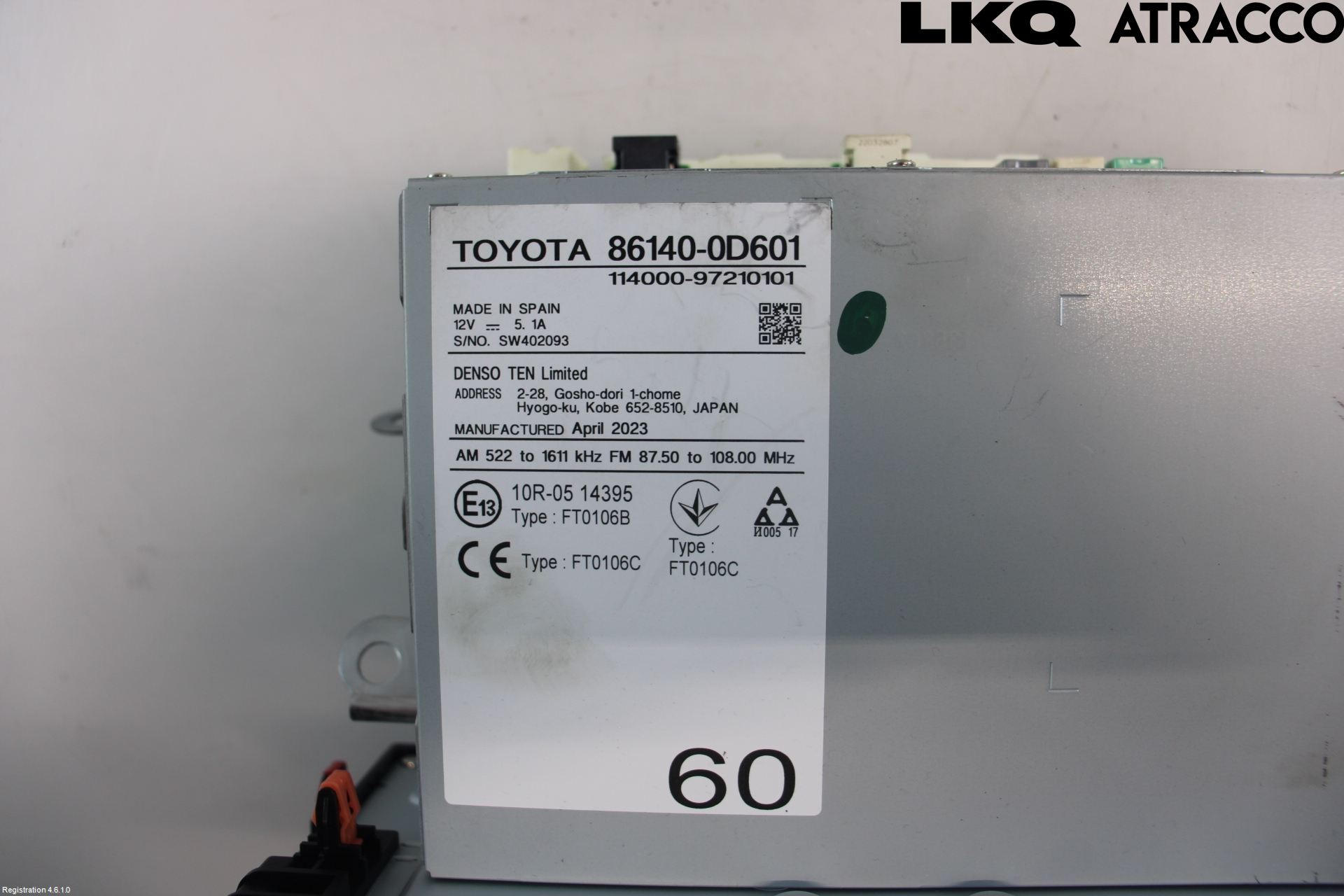 Toyota YARIS CROSS XP21 21- Stereo Radio Med Cd