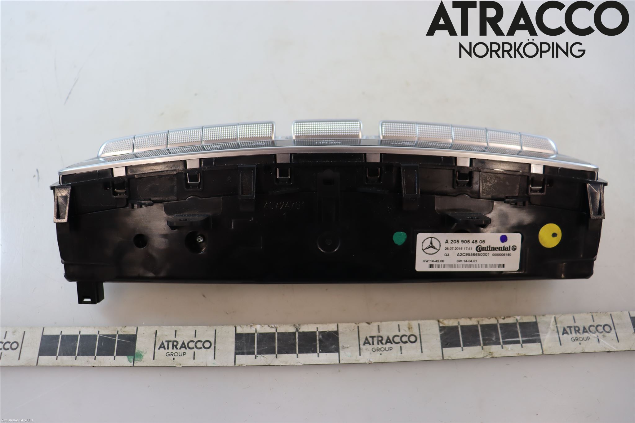 Mercedes-Benz MB C-KLASS (W205) 14-21 Varmeapparat Panel(Regulering)