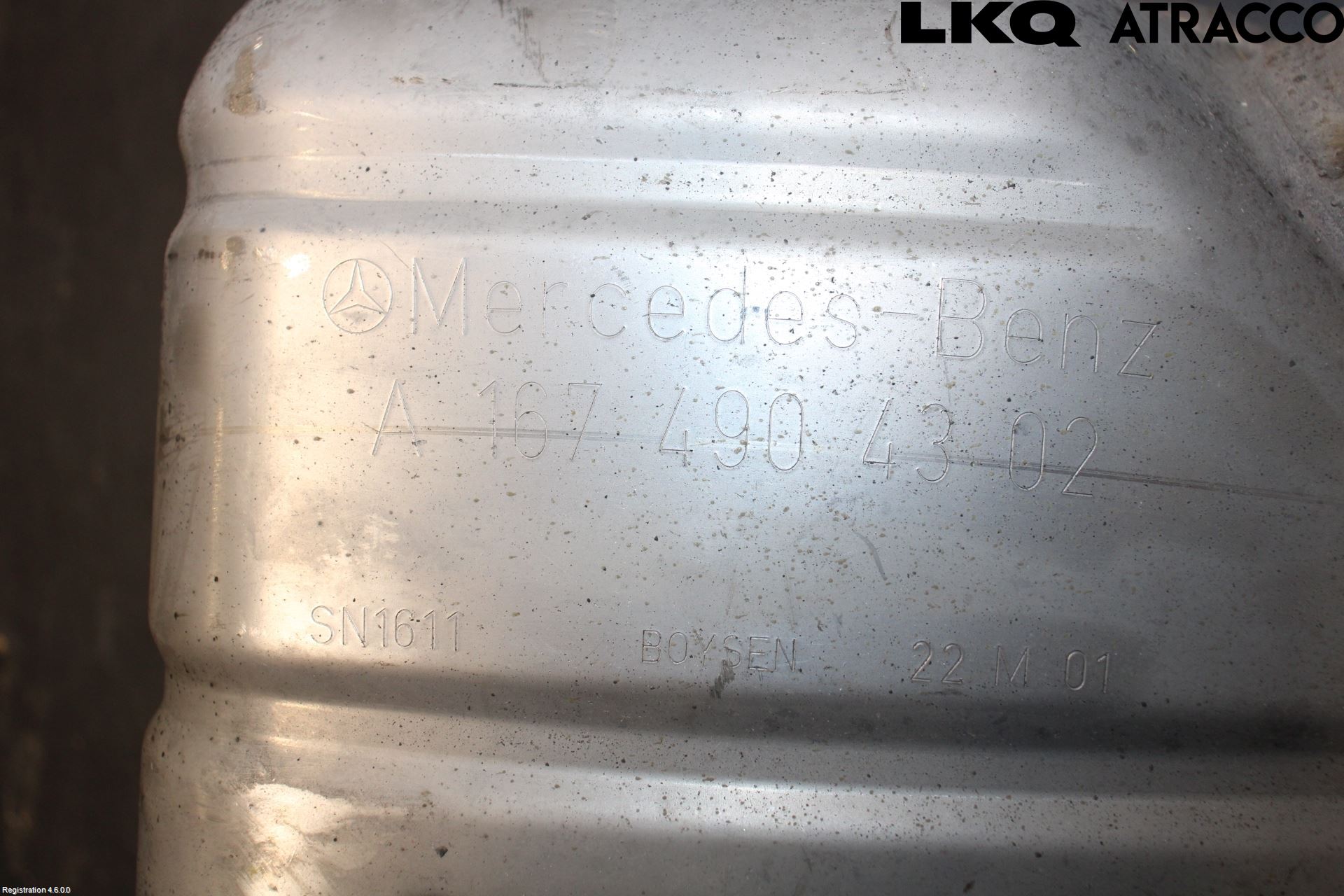 Mercedes-Benz MB GLE-KLASS (W167/V167/C167) 19- Eksos Bakre Potte