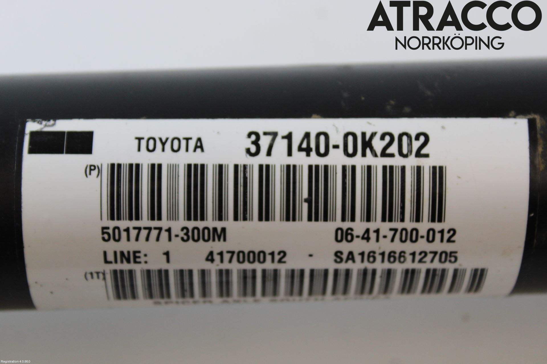Toyota HILUX 16- Mellomaksel Fremre 4Wd