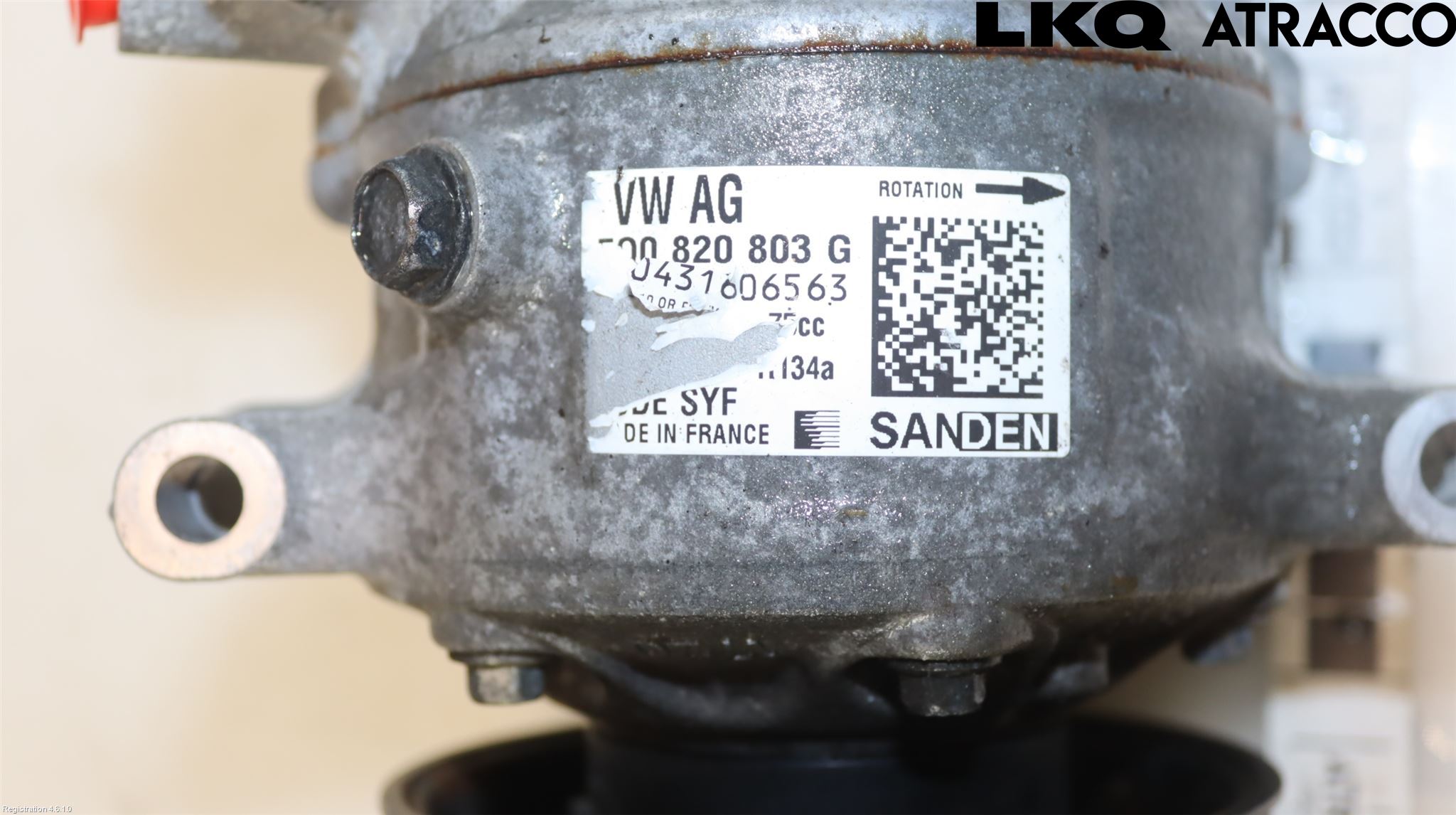 Volkswagen VW PASSAT 15-19 Varme Ac Kompressor
