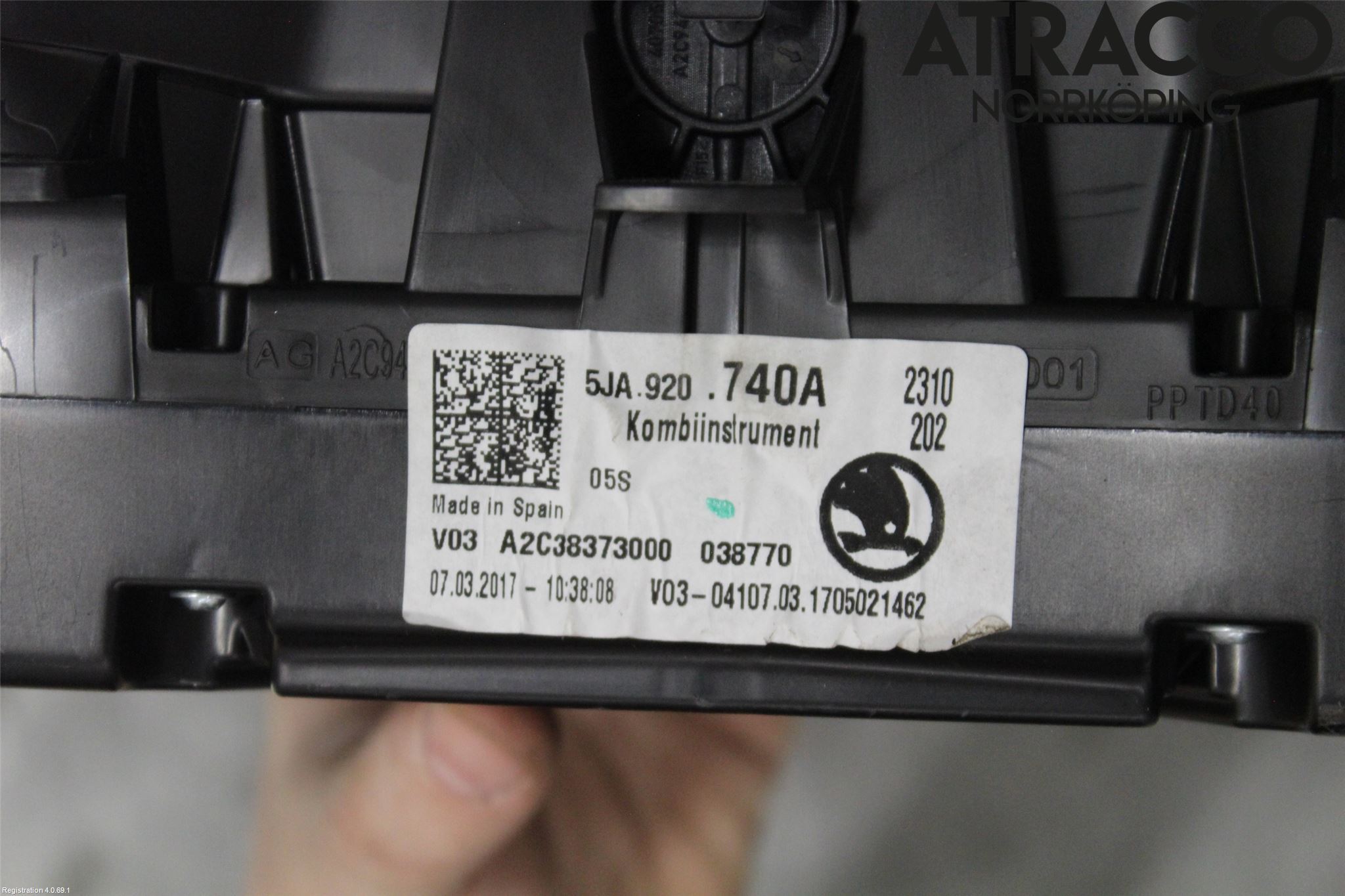 Skoda RAPID Instr Kombinert