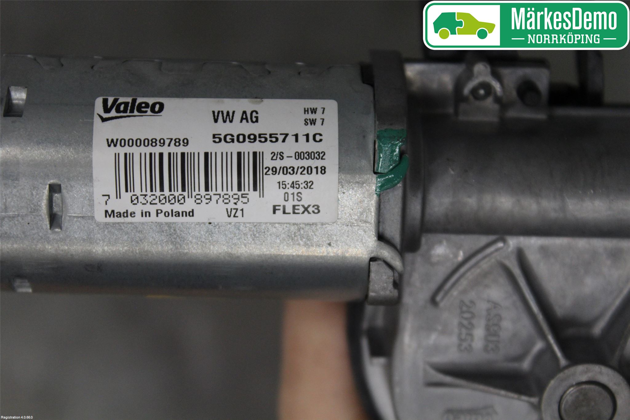 Volkswagen VW GOLF / E-GOLF VII 13-20 Viskermotor Bakluke
