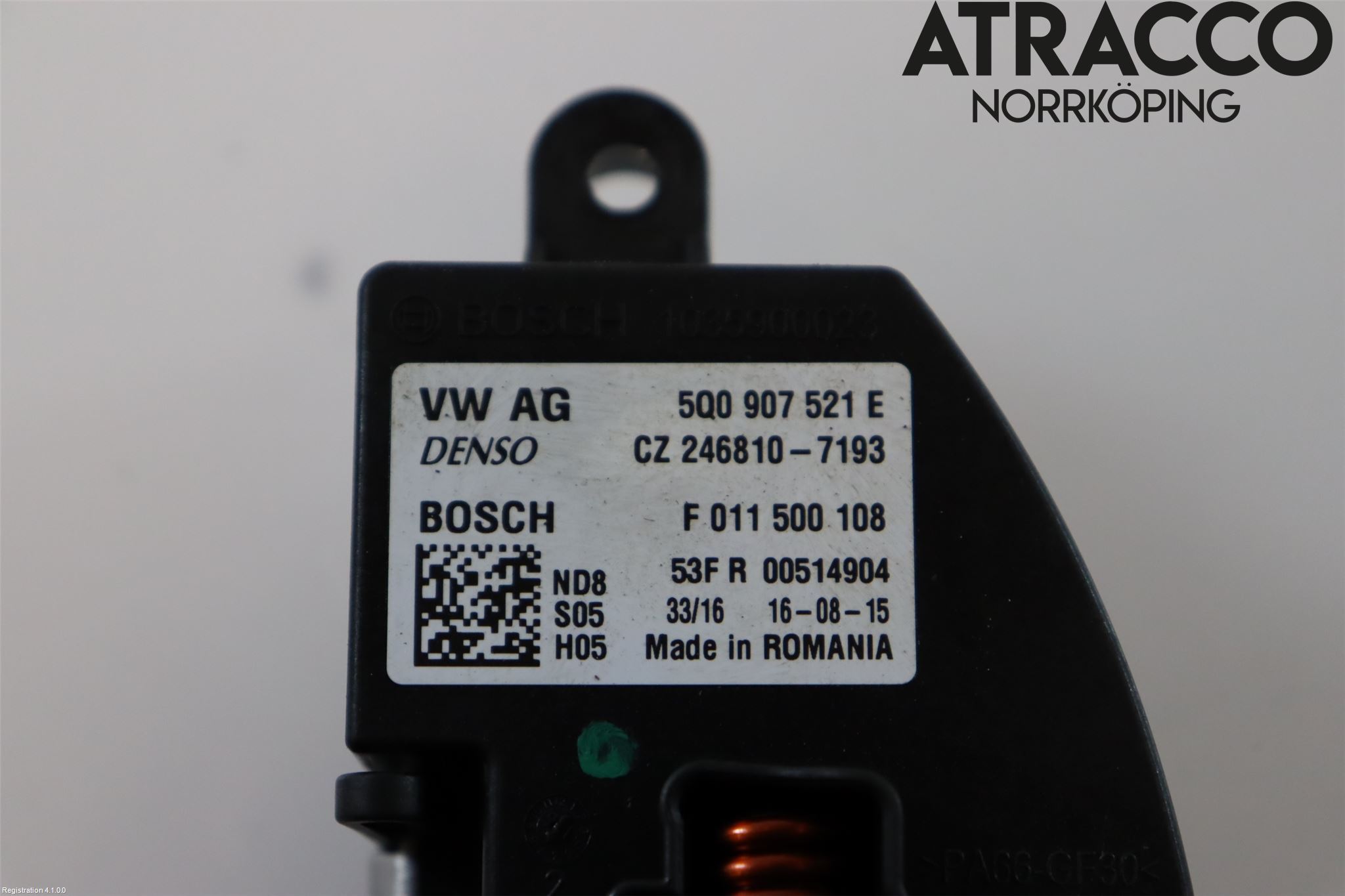 Volkswagen VW GOLF / E-GOLF VII 13-20 Varmeapparat Viftemotstand