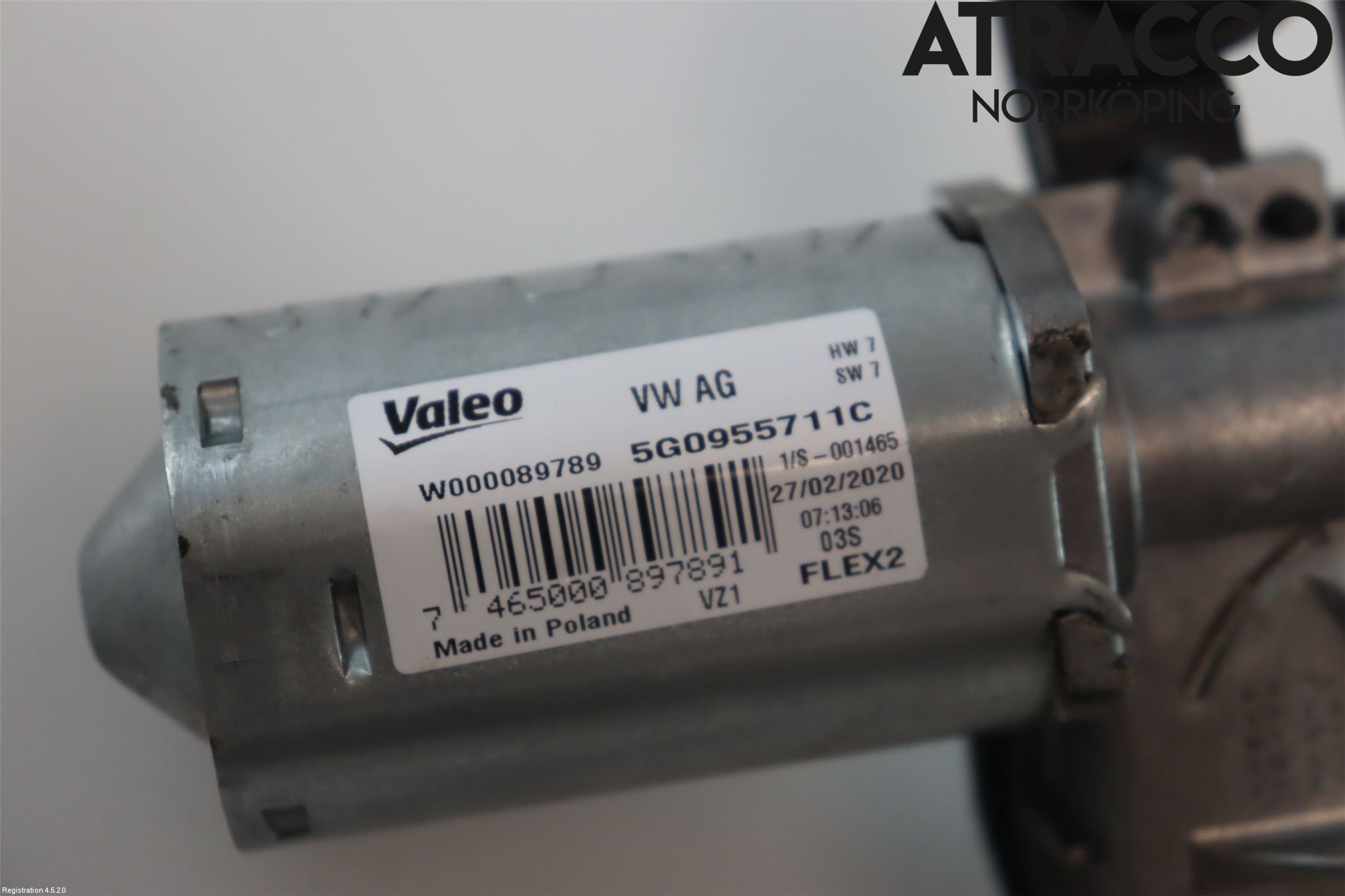 Volkswagen VW GOLF / E-GOLF VII 13-20 Viskermotor Bakluke