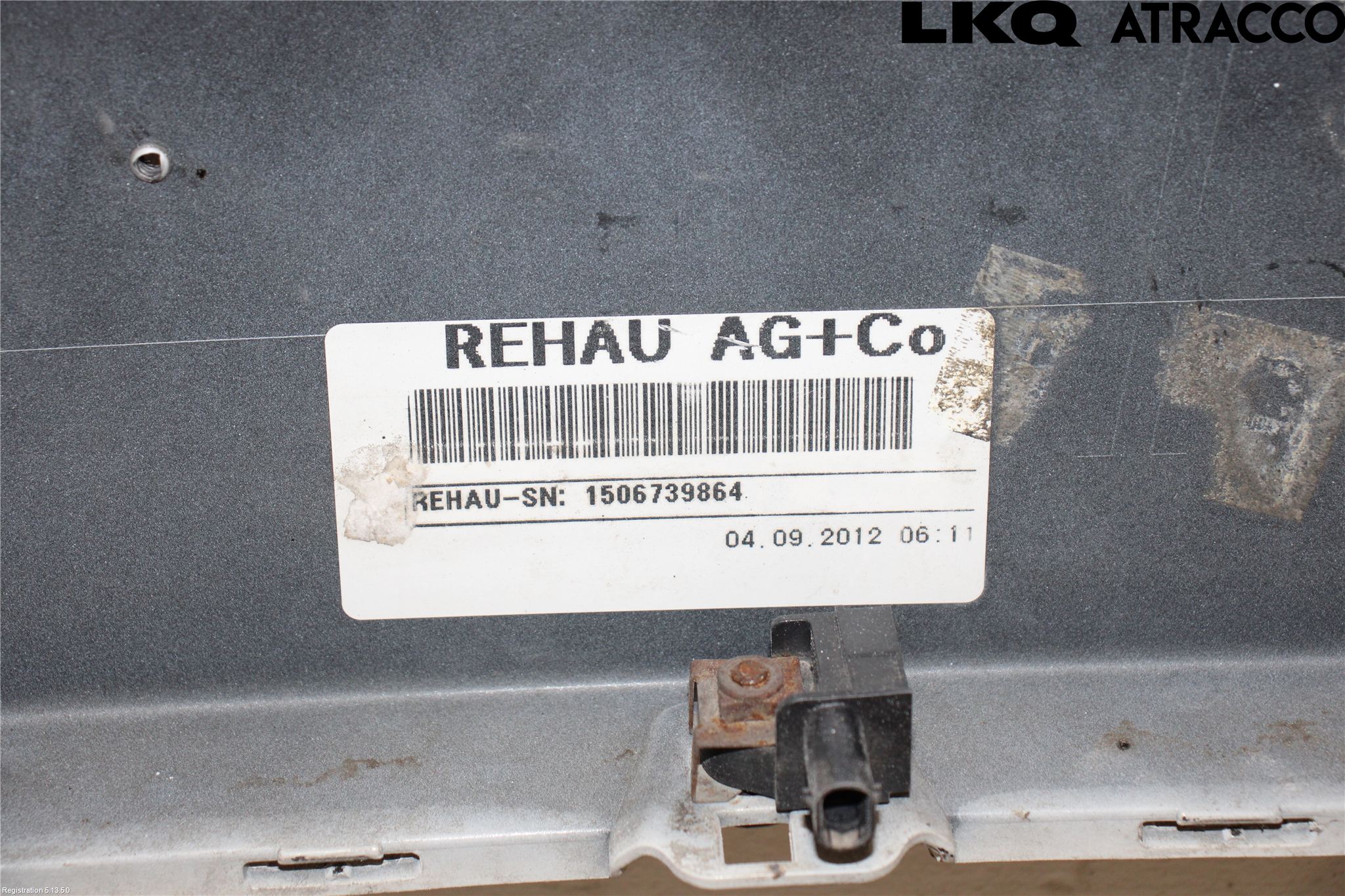 BMW 5 F10/F11/F18 09-17 Støtfanger Foran Plastdeksel