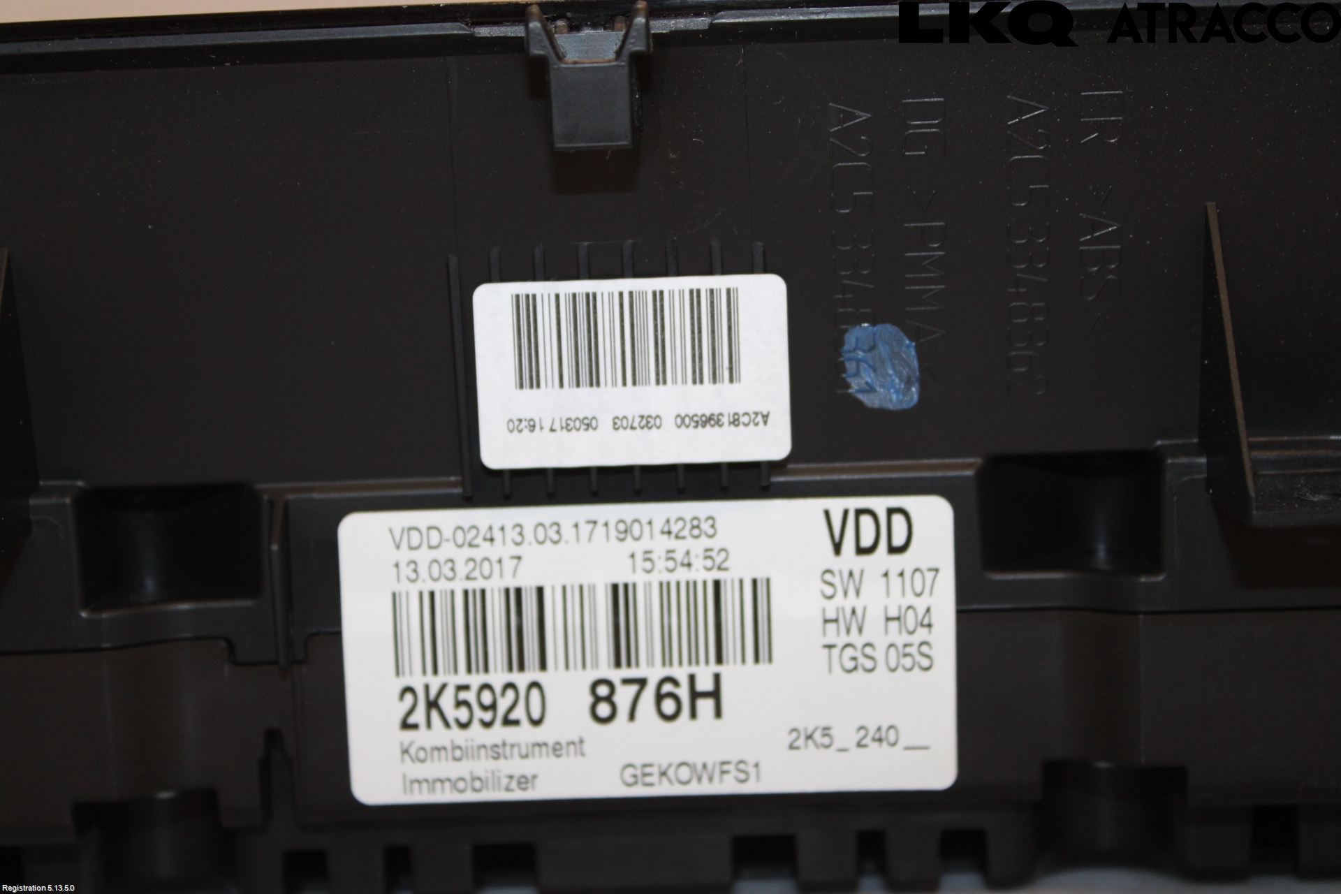 Volkswagen VW CADDY 16-20 Instr Kombinert