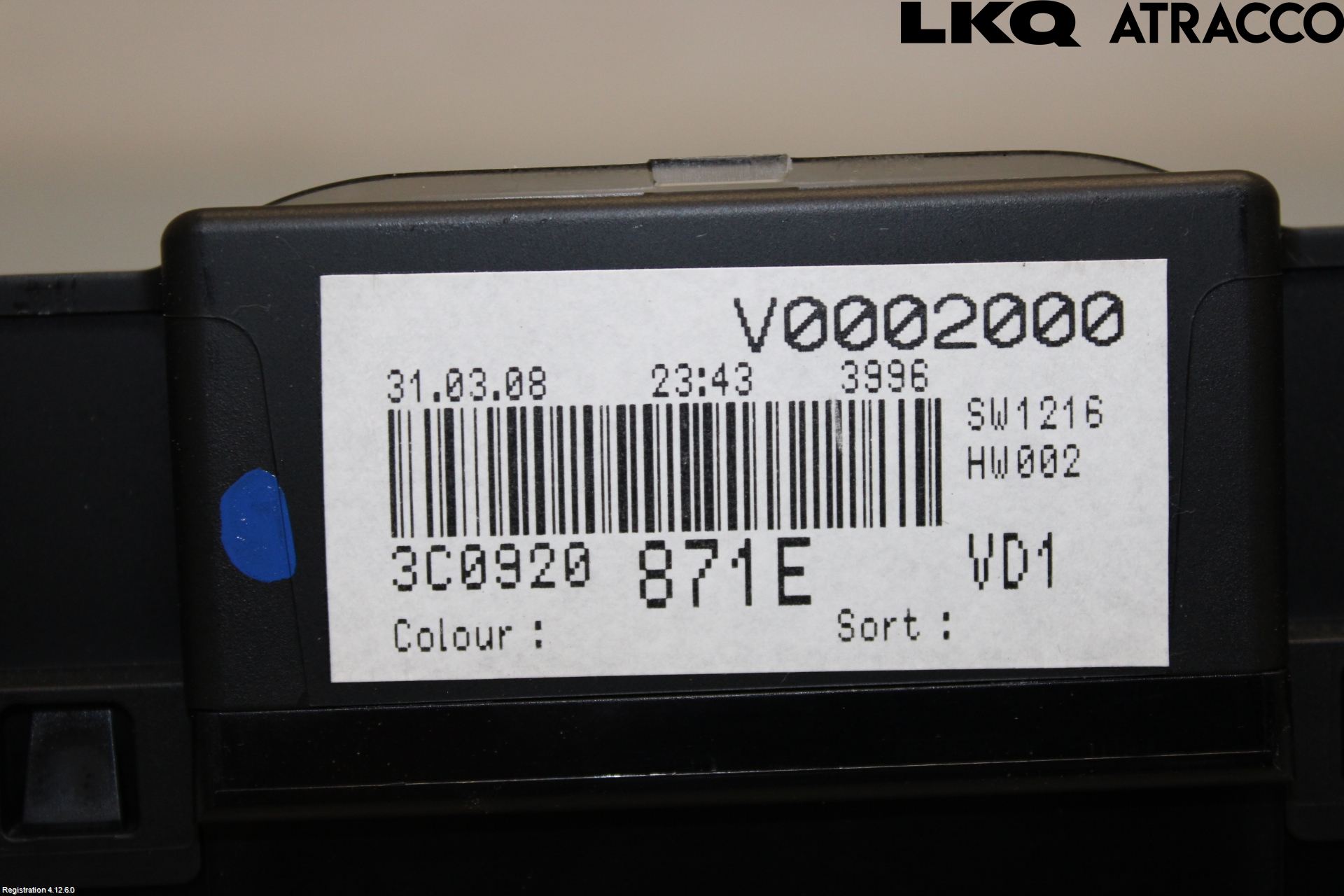 Volkswagen VW PASSAT 05-11 Instr Kombinert