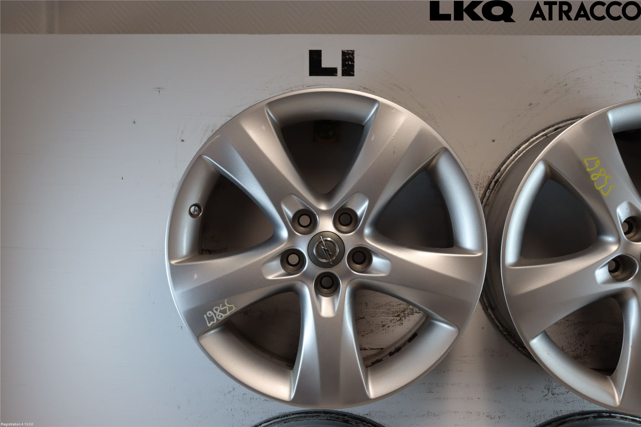 Opel ASTRA J 10-15 Felg Aluminium Sett 4Stk
