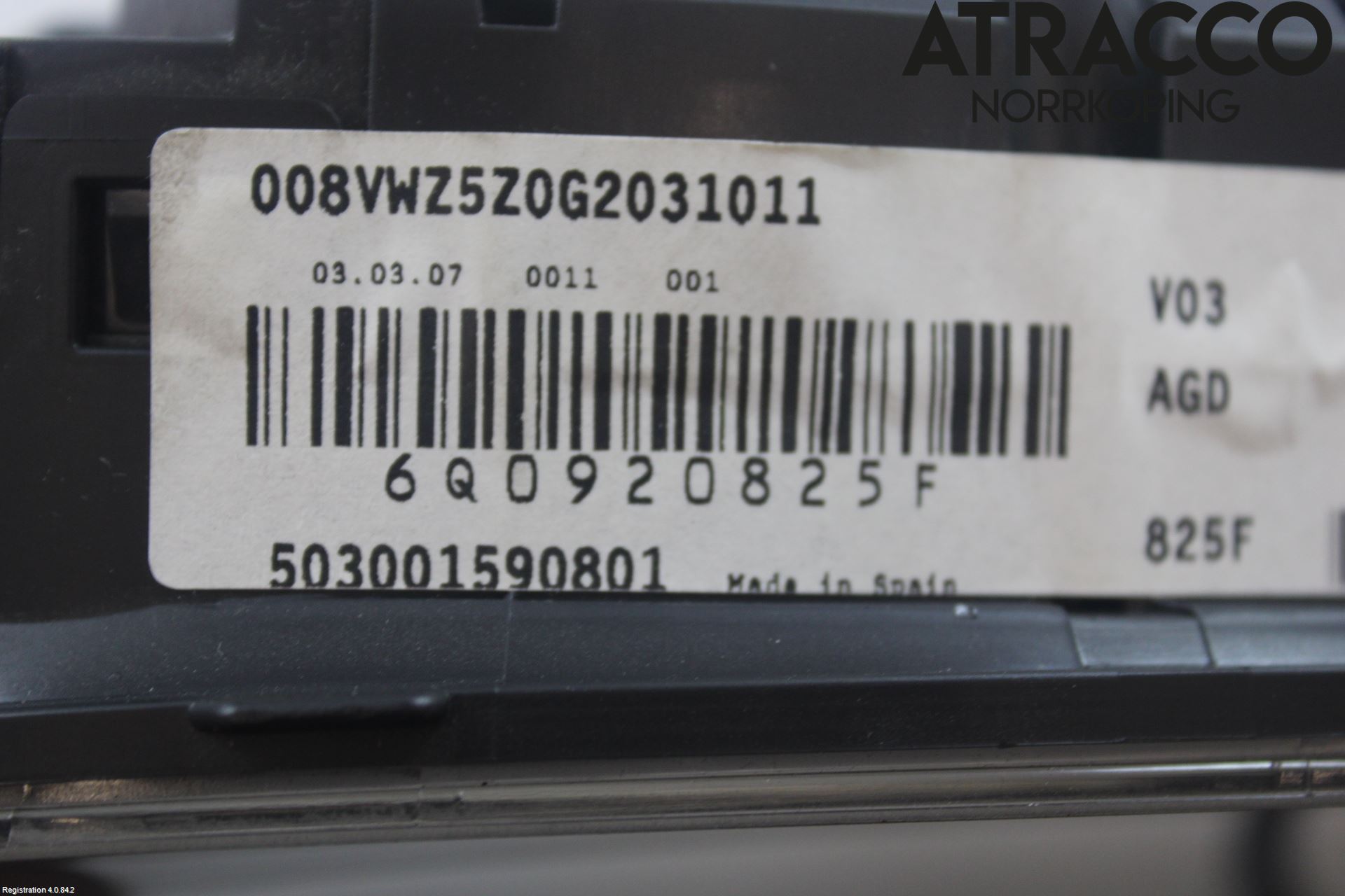 Volkswagen VW POLO 05-09 Instr Kombinert