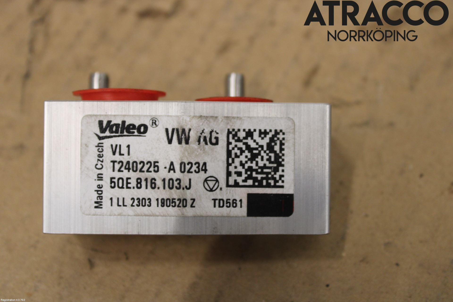 Volkswagen VW GOLF / E-GOLF VII 13-20 Varme Ac Ekspansjonsventil