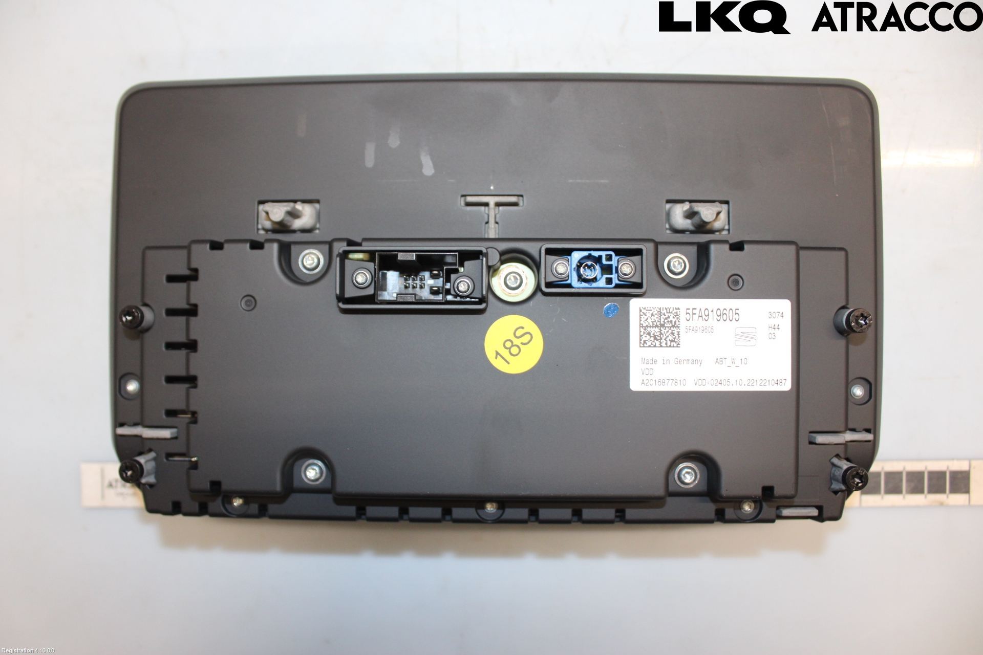 Cupra LEON 21- Multifunktionsdisplay
