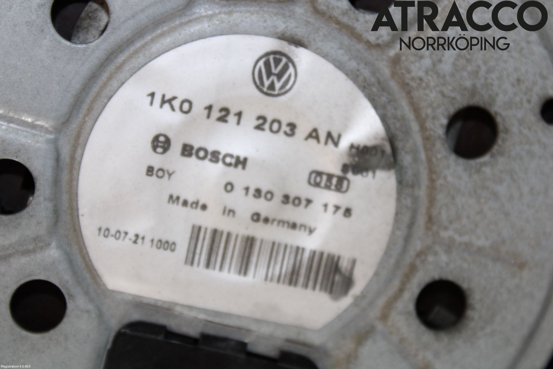 Volkswagen VW GOLF VI 09-13 Kjølevifte Elektrisk