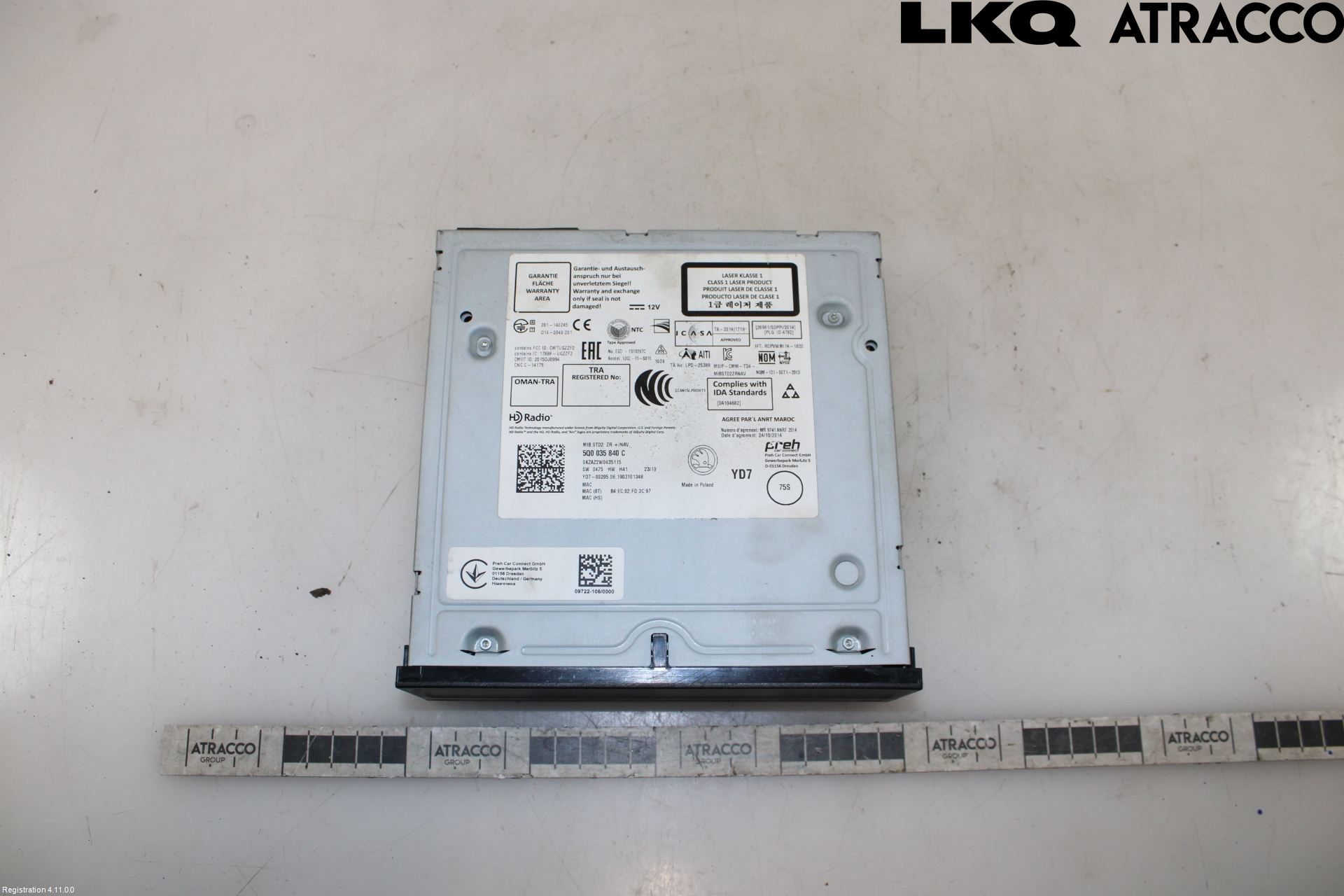 Skoda KODIAQ 17-24 Stereo Radio Med Cd