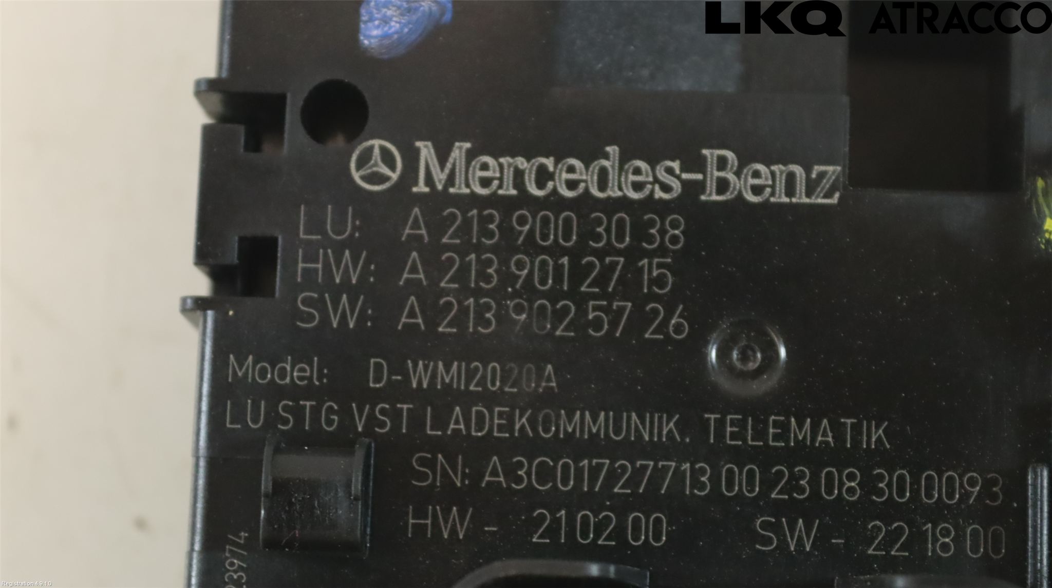 Mercedes-Benz MB E-KLASS (W213) 16-23 Styreenhet Øvrig