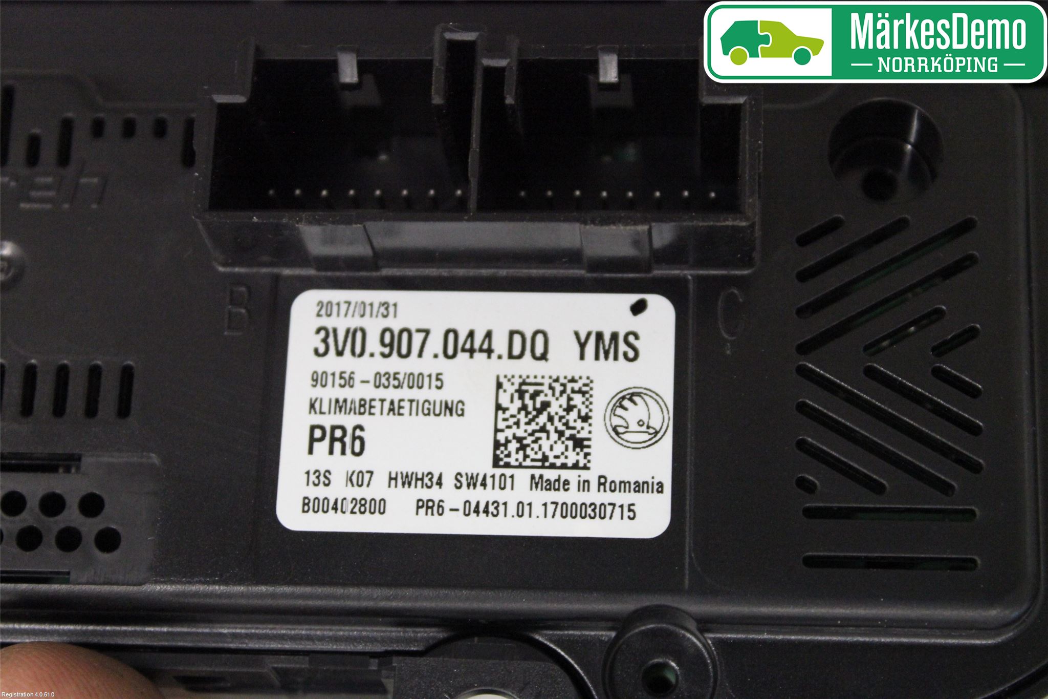 Skoda SUPERB 16-24 Varmeapparat Panel(Regulering)