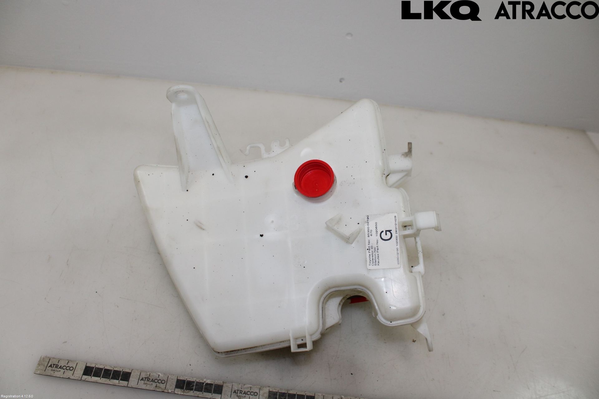 Toyota AURIS 10-12 Spylerbeholder Frontrute-Lykte
