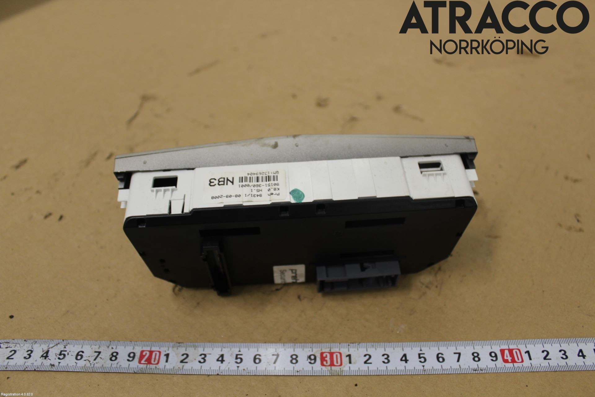 Opel ASTRA H 04-12 Varmeapparat Panel(Regulering)