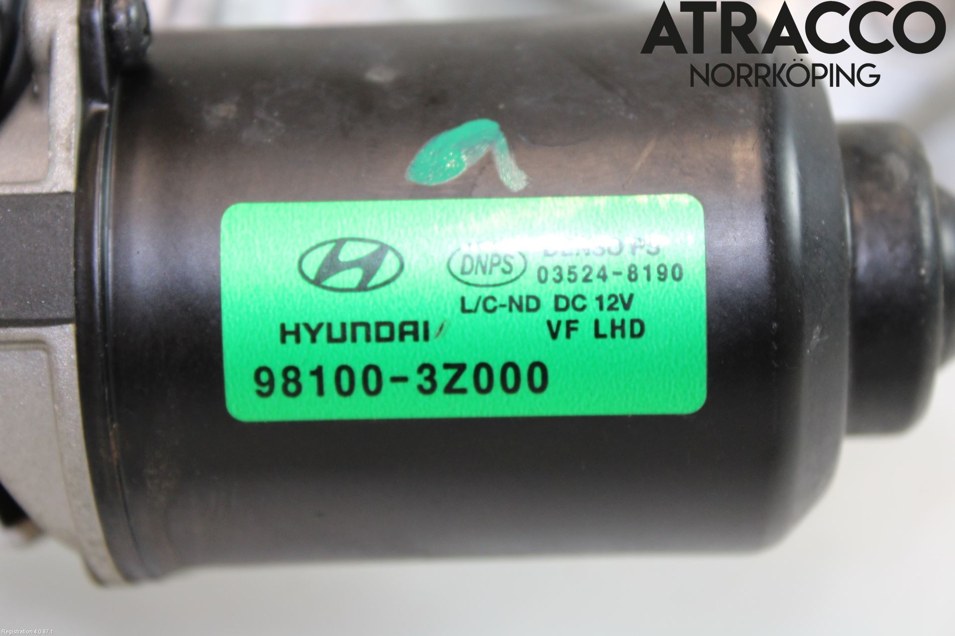 Hyundai i40 08-15 Viskeroverføring Frontrute