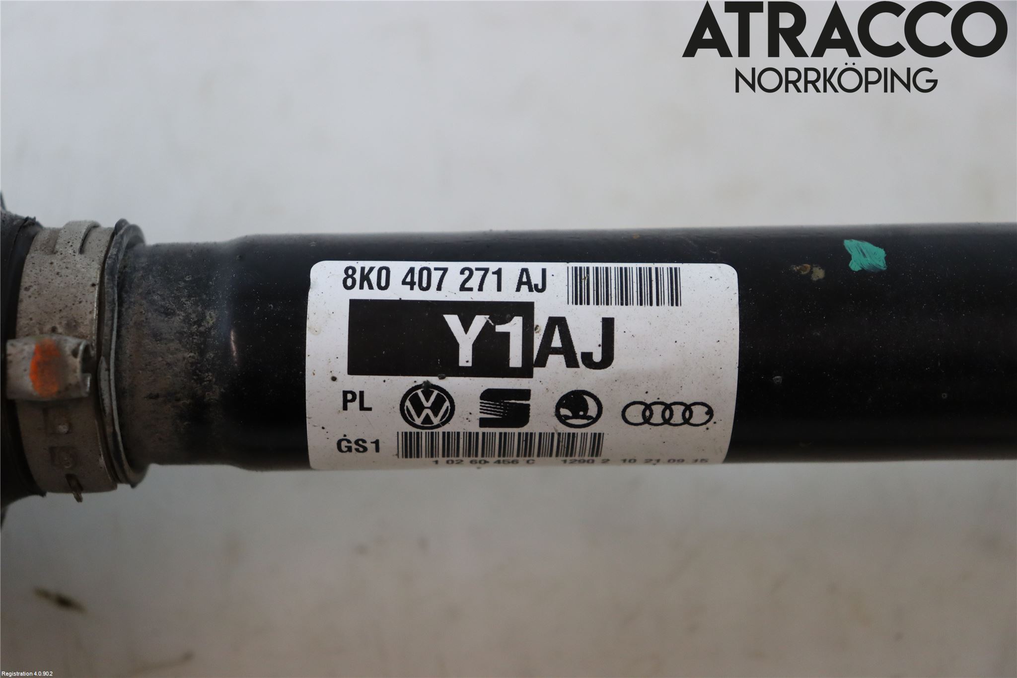 Audi A5 07-16 Drivaksel Foran Kompl Venstre