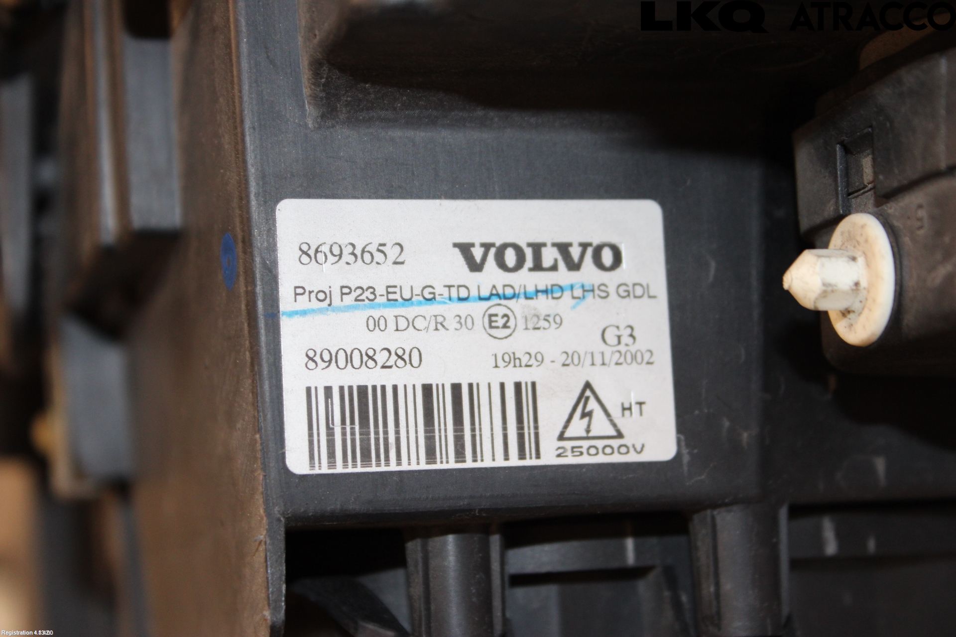 Volvo S80 99-03 Frontlykt Venstre