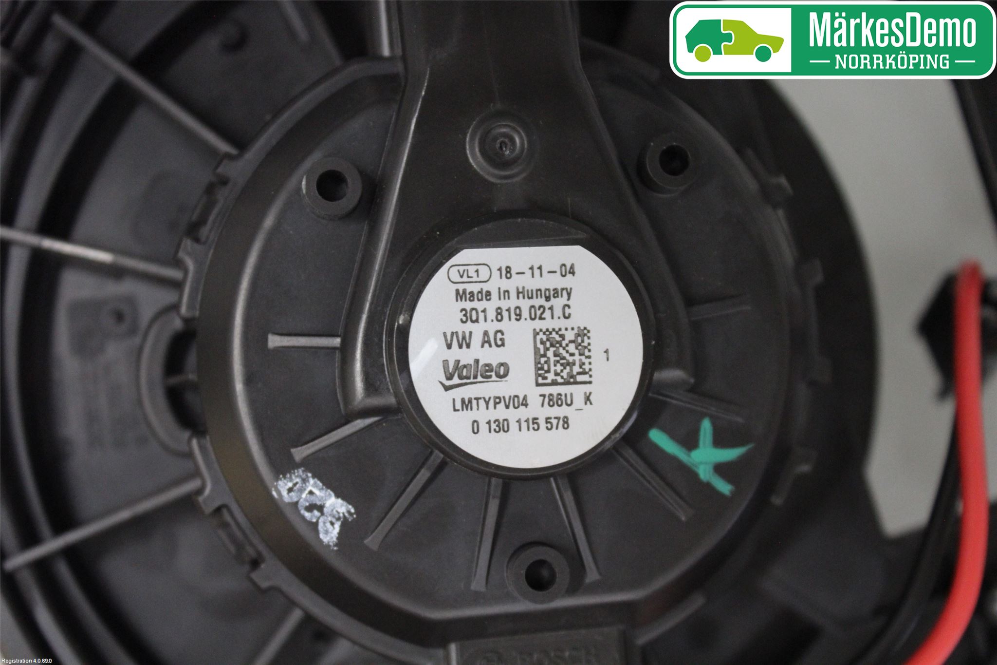 Volkswagen VW TIGUAN 16-24 Varmeapparat Viftemotor