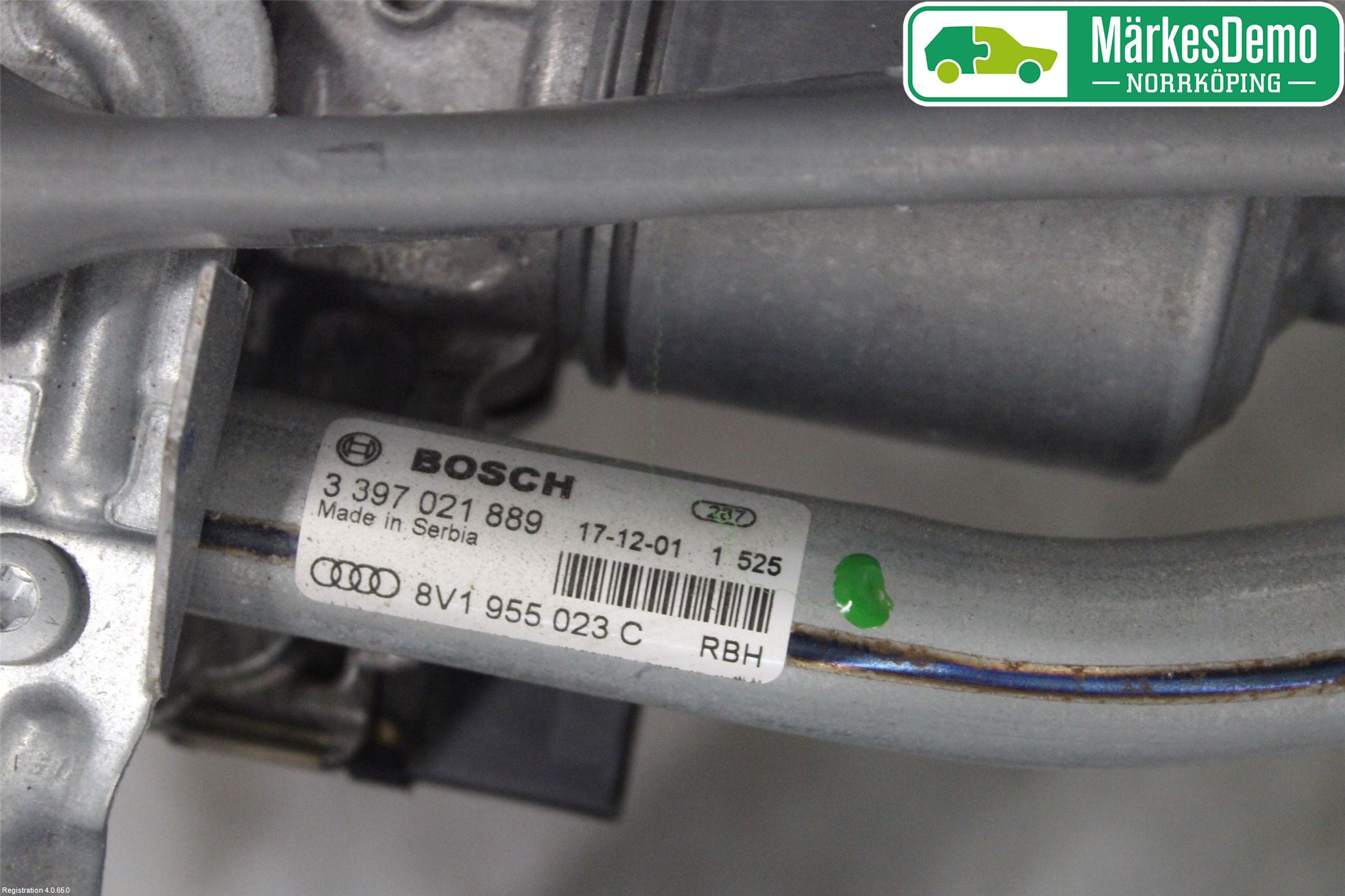 Audi A3/S3 8V 13-20 Viskeroverføring Frontrute