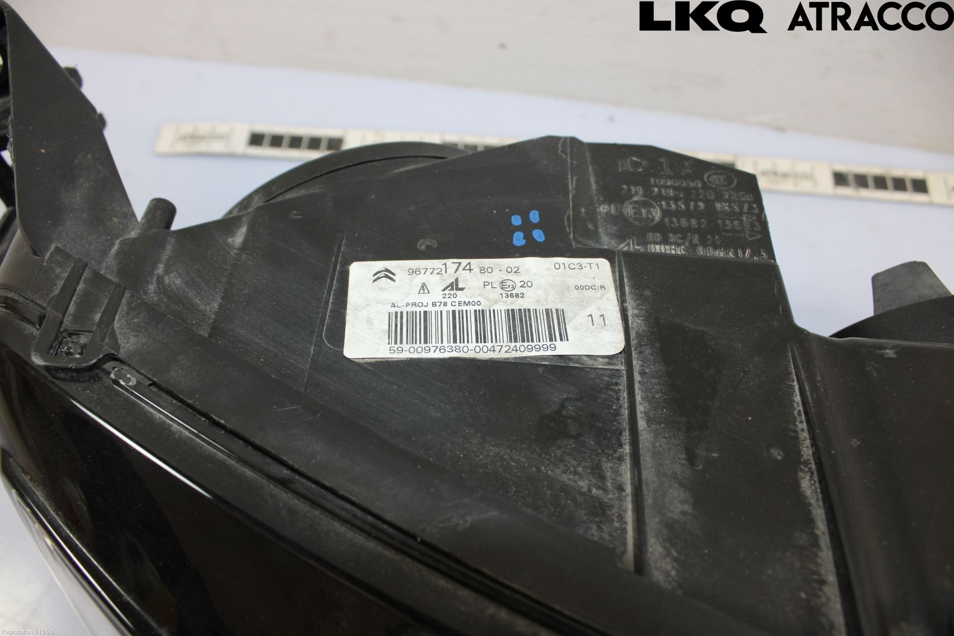 Citroen C4 GRAND PICASSO 14-18 Frontlykt Høyre