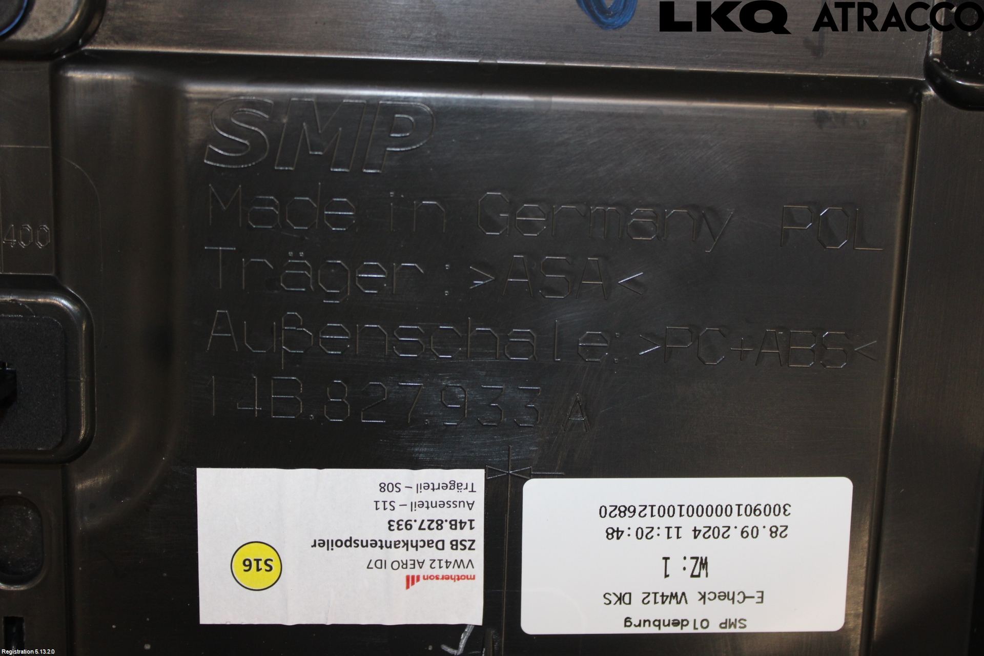Volkswagen VW ID.7/TOURER 24- Spoiler Bakluke