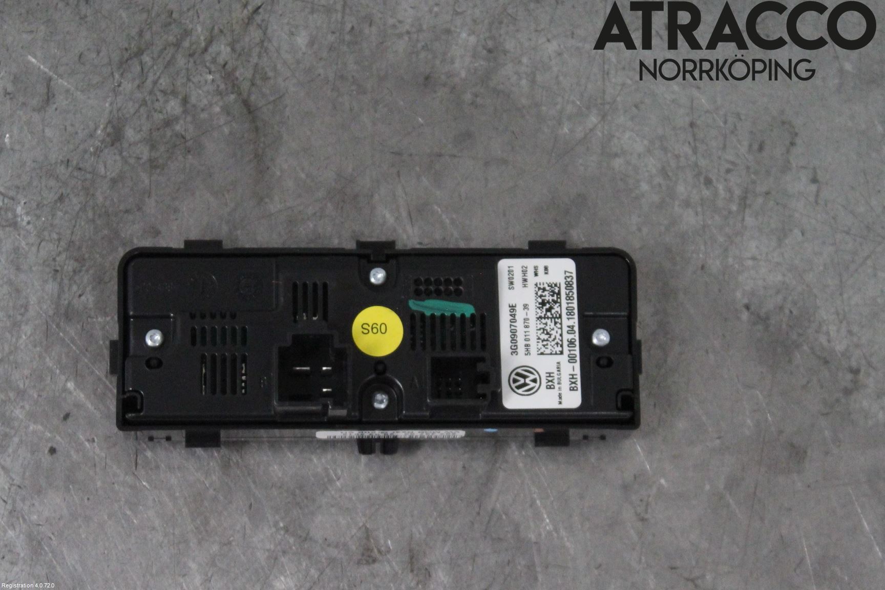 Volkswagen VW ARTEON 17- Varmeapparat Panel(Regulering)