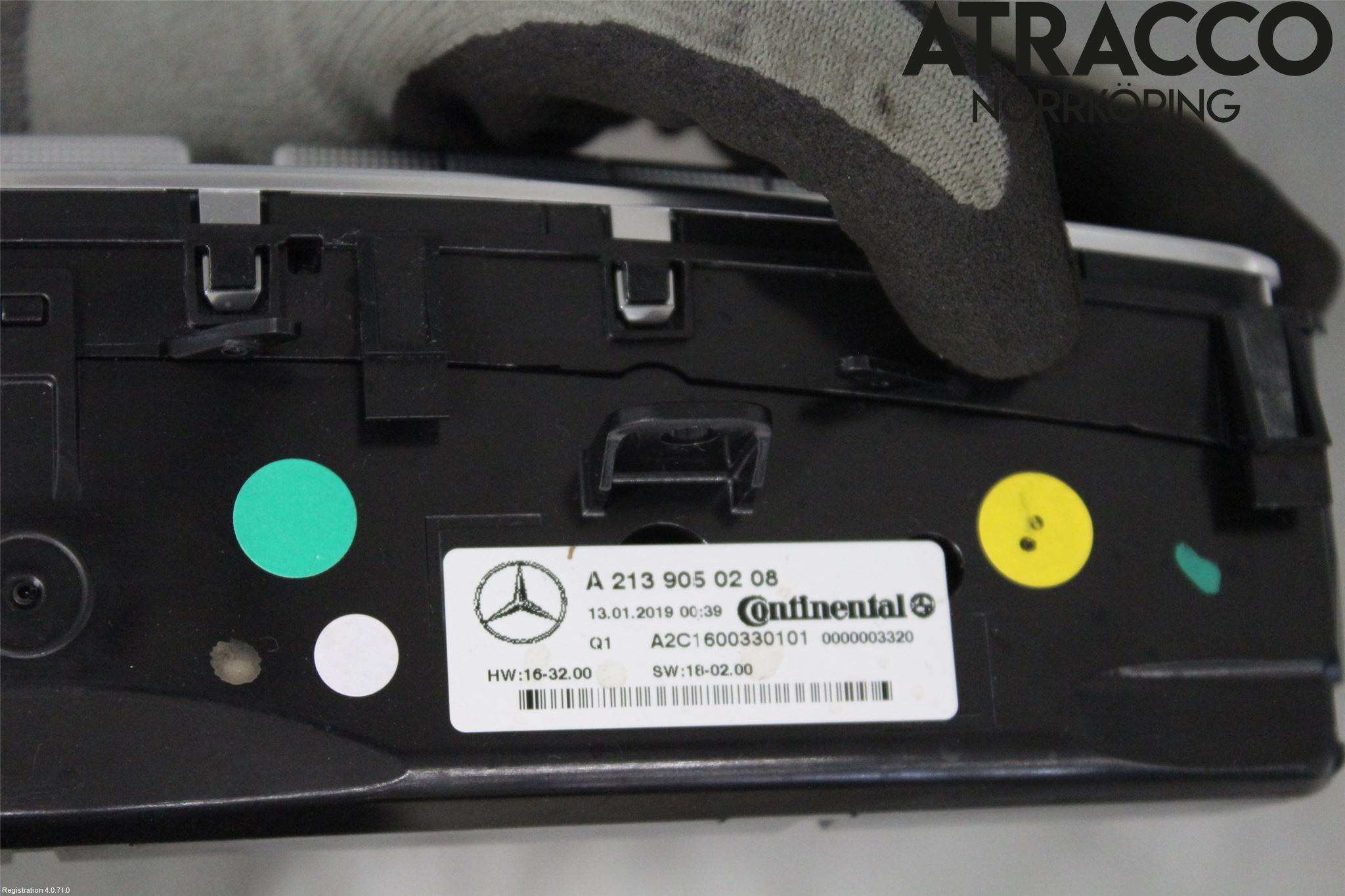 Mercedes-Benz MB E-KLASS (W213) 16-23 Varme Ac Betjening-Display