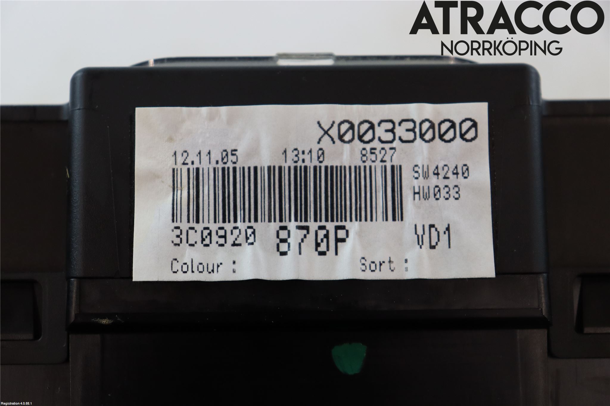 Volkswagen VW PASSAT 05-11 Instr Kombinert