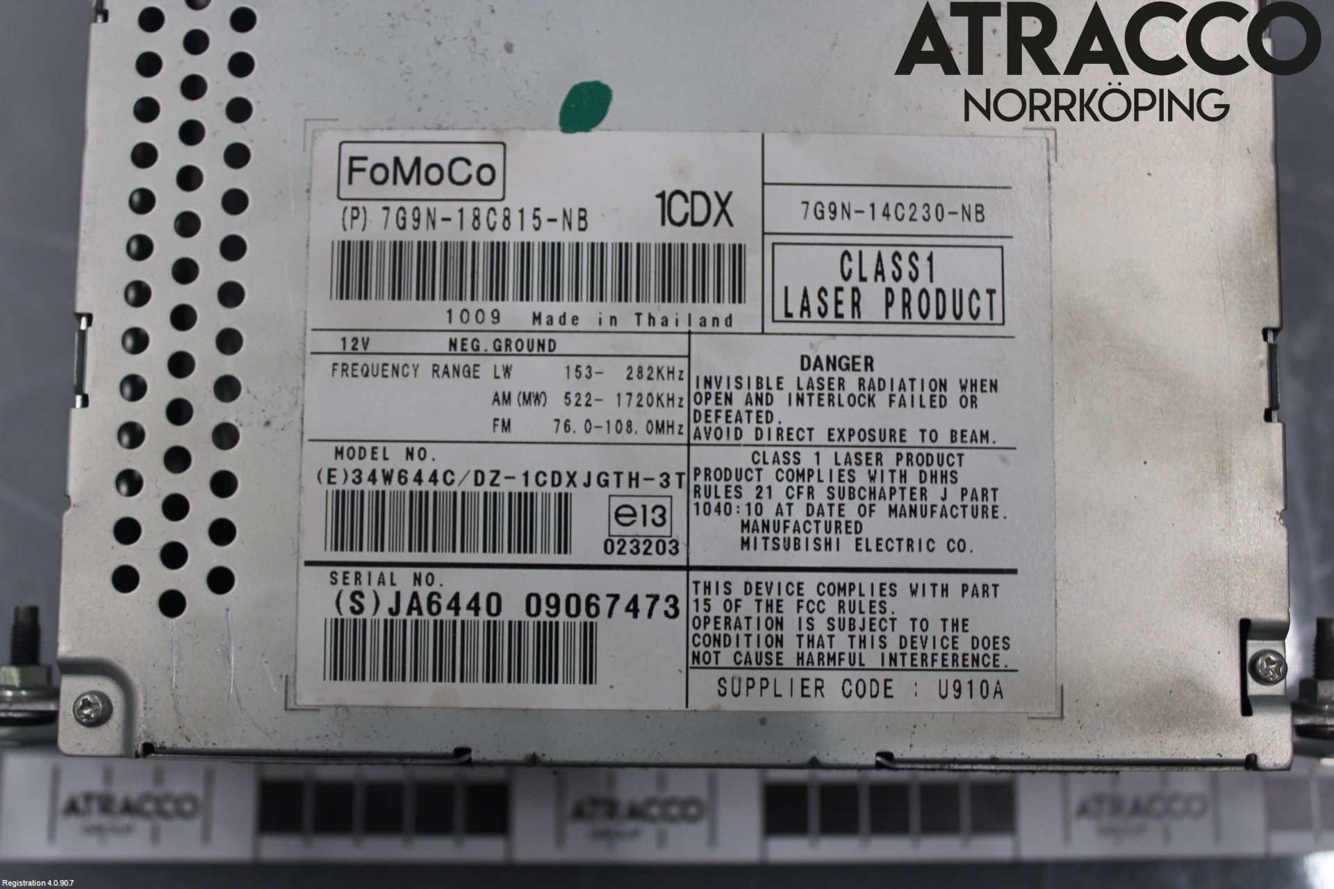 Jaguar XF 08-15 Stereo Radio Med Cd