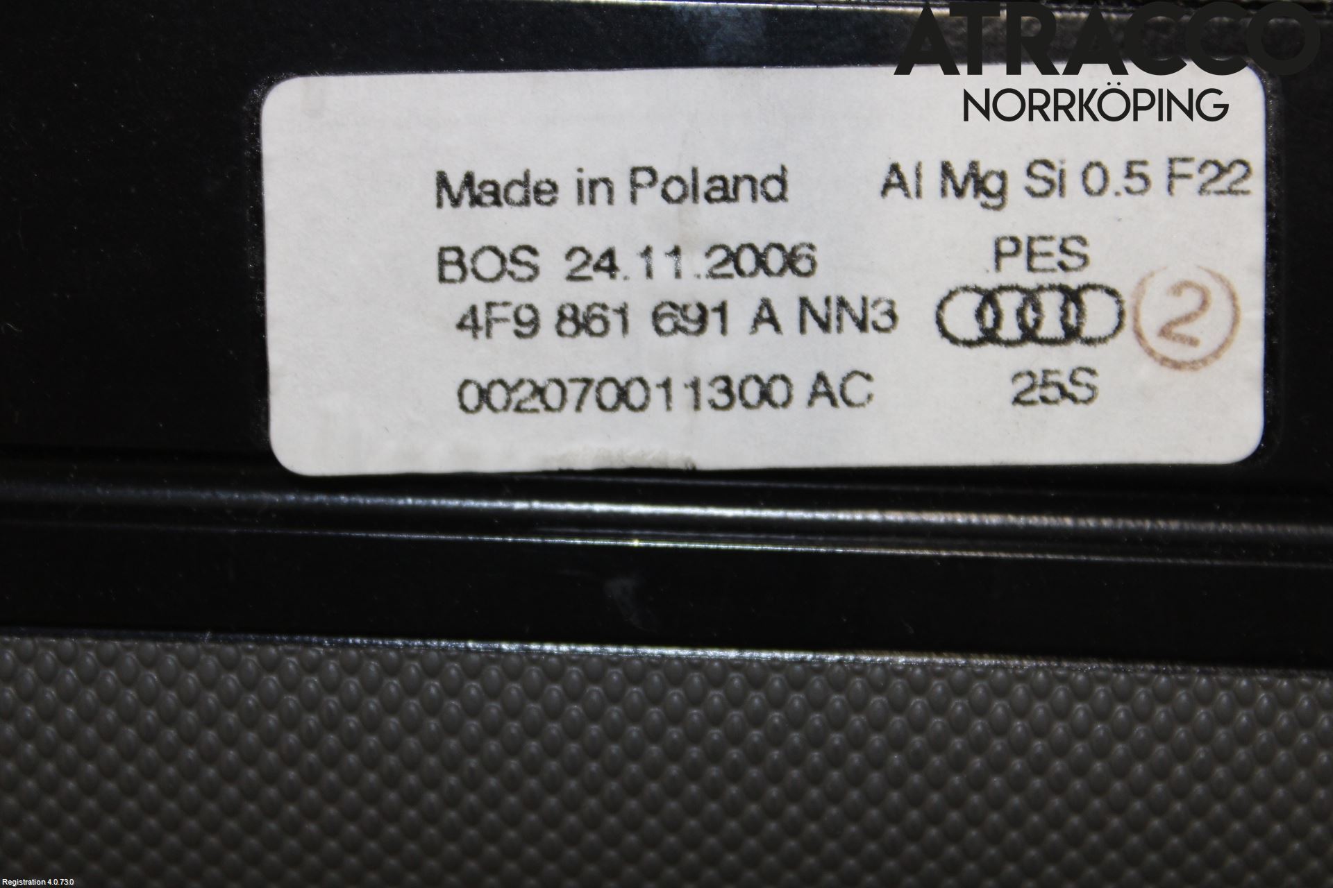 Audi A6/S6     05-11 Innr Lastenett