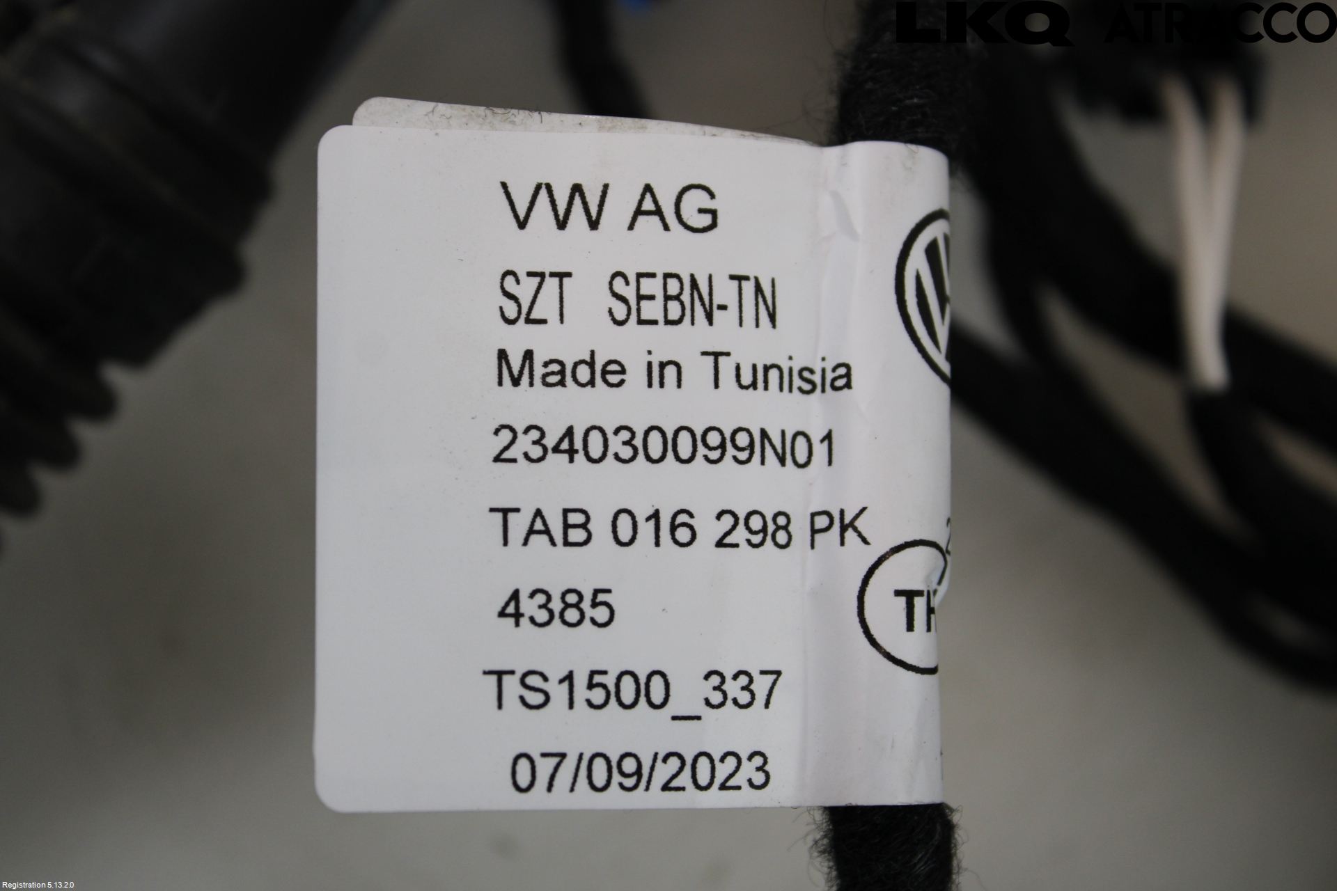 Volkswagen VW ID.7/TOURER 24- Ledningsnett
