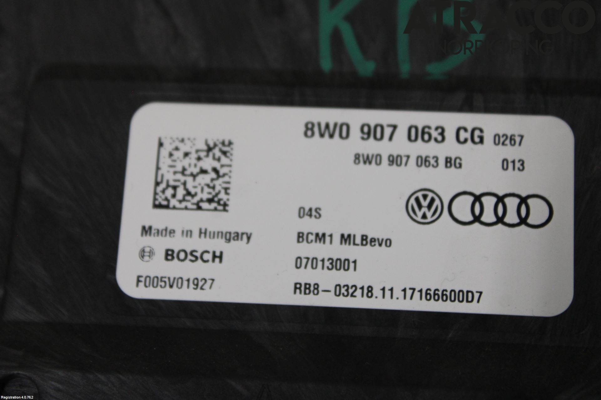 Audi A4/S4 B9 16-19 Styreenhet Klima