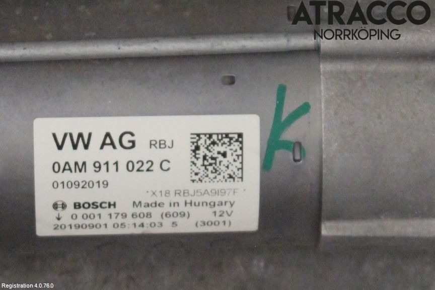 Skoda OCTAVIA (NX) 20- Startmotor