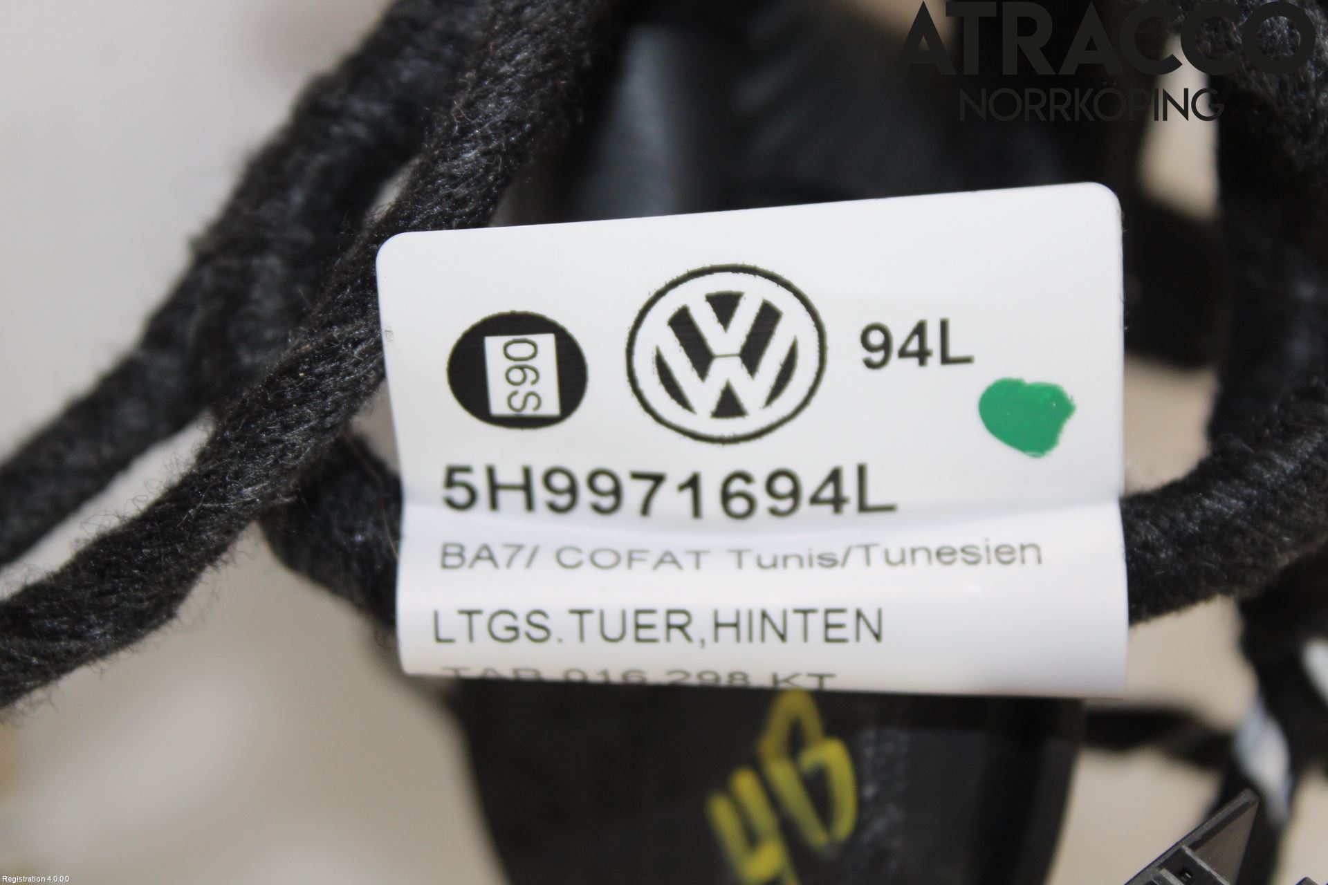 Volkswagen VW GOLF / E-GOLF VIII 20- Ledningsnett