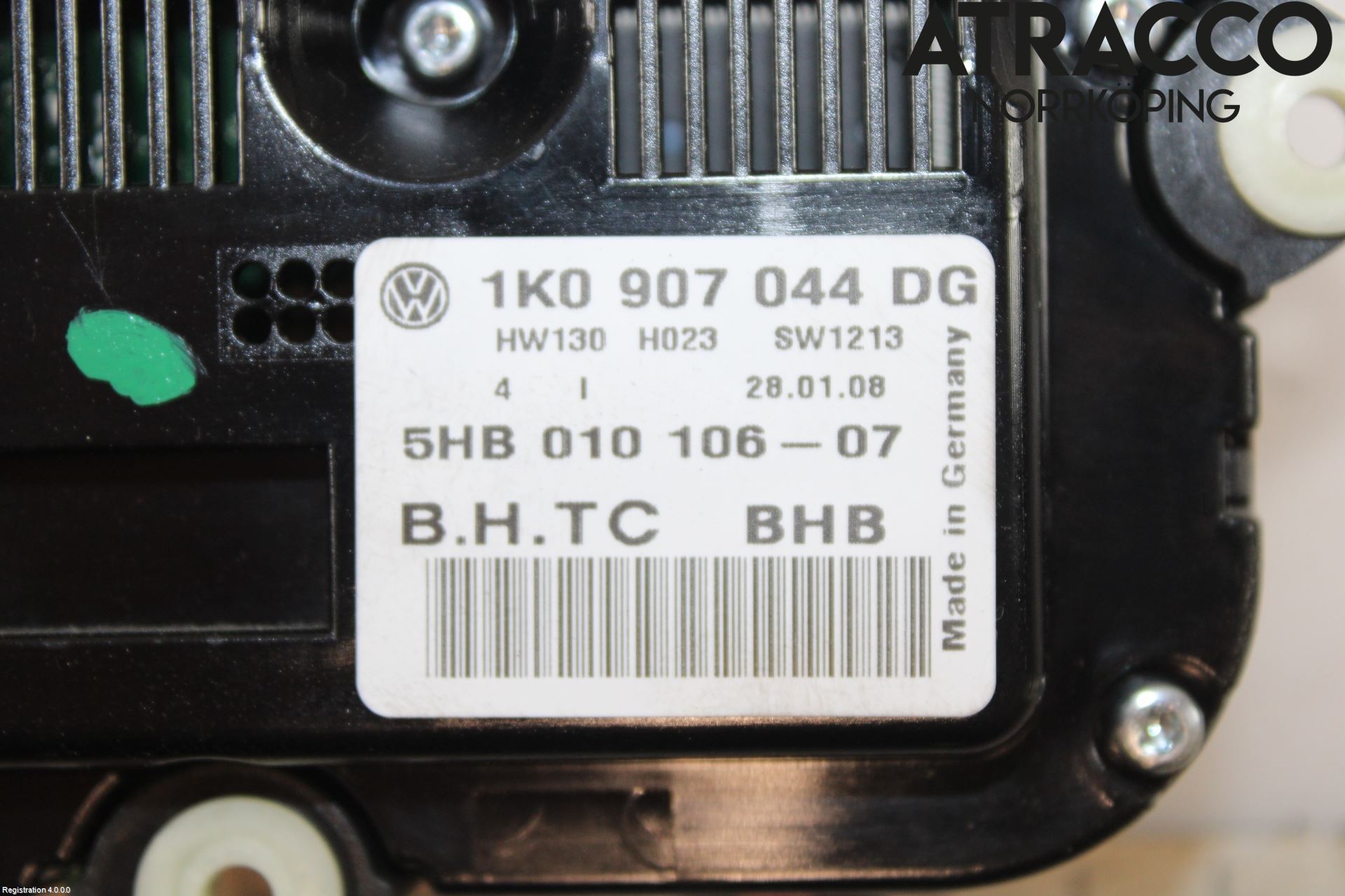 Volkswagen VW GOLF V 04-09 Varmeapparat Panel(Regulering)