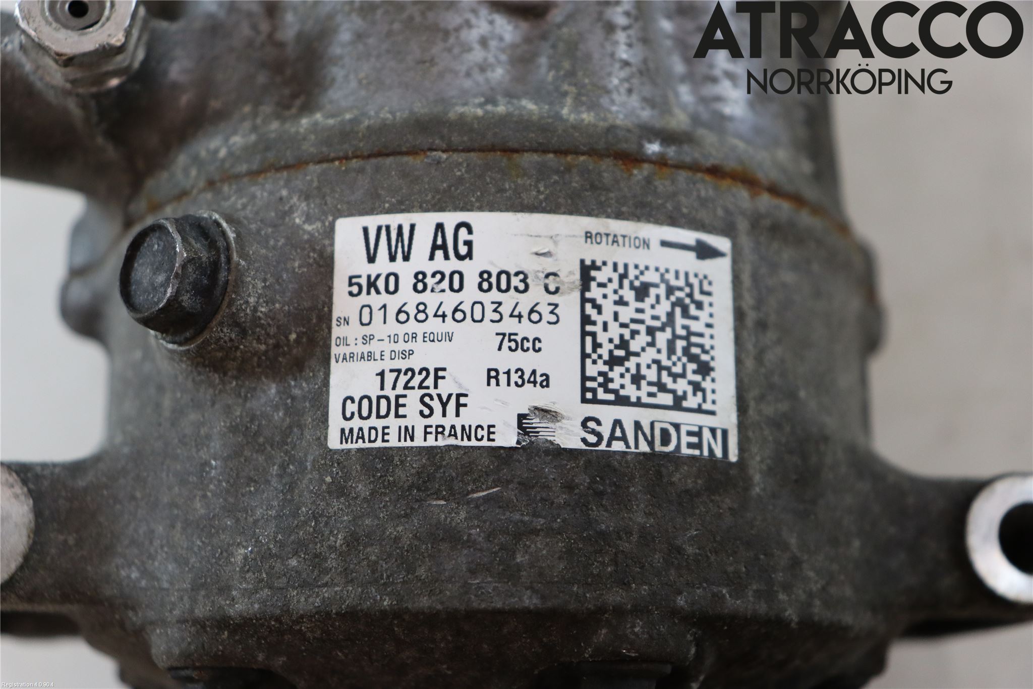 Audi Q3 8U 12-18 Varme Ac Kompressor