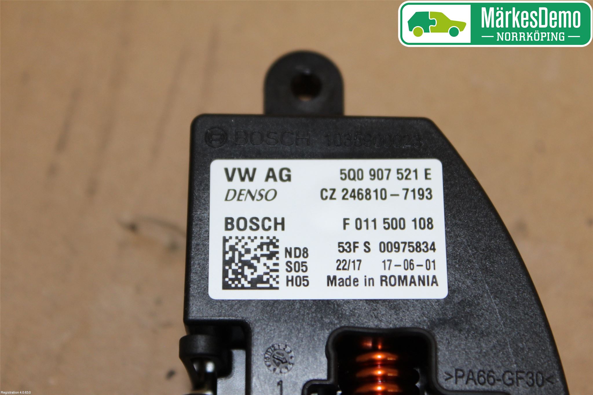 Volkswagen VW GOLF / E-GOLF VII 13-20 Varmeapparat Viftemotstand
