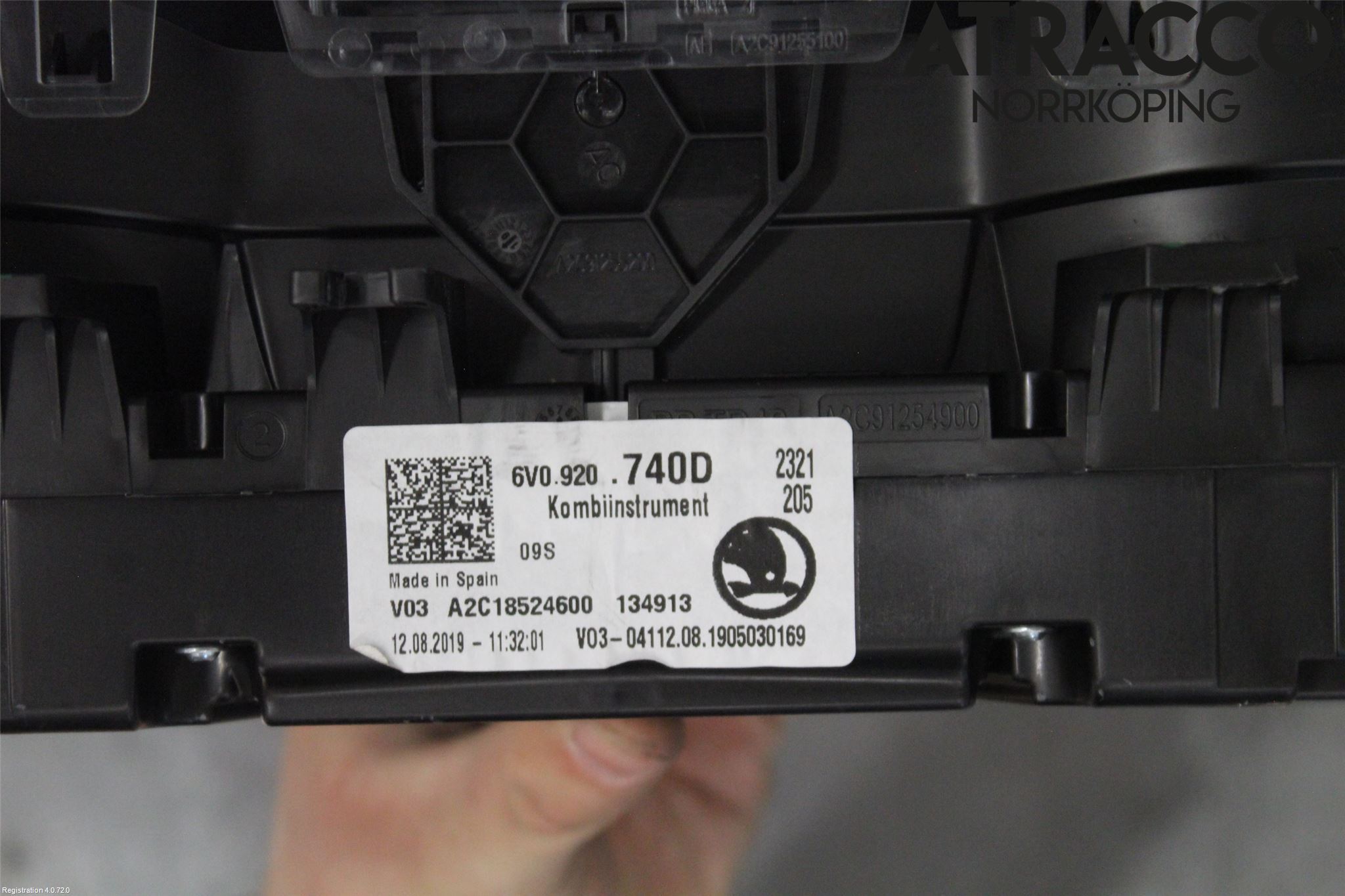 Skoda FABIA 15-21 Instr Kombinert